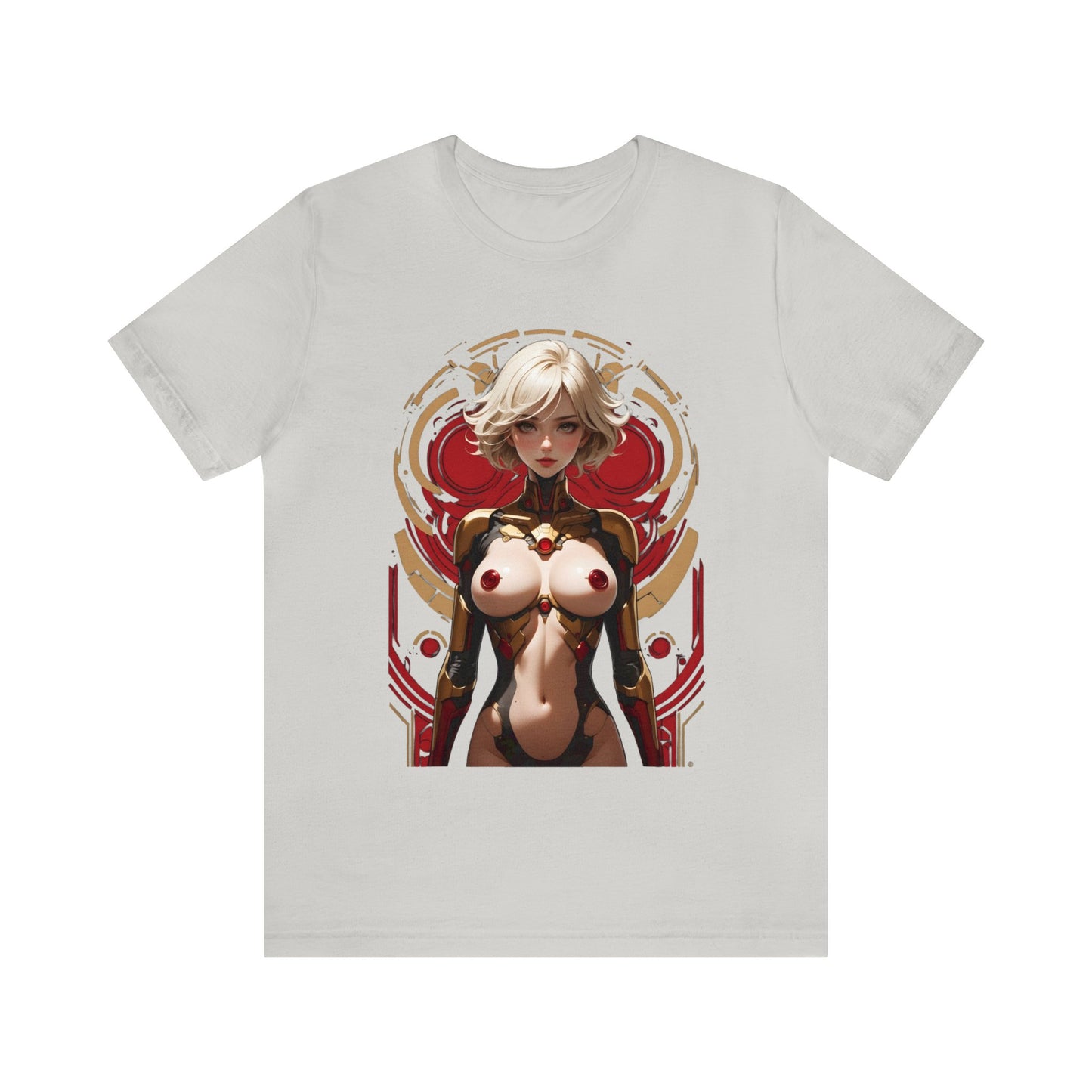 Kǎtōng Piàn - Mecha Girl Collection - Chloe - Unisex Jersey Short Sleeve Tee Printify