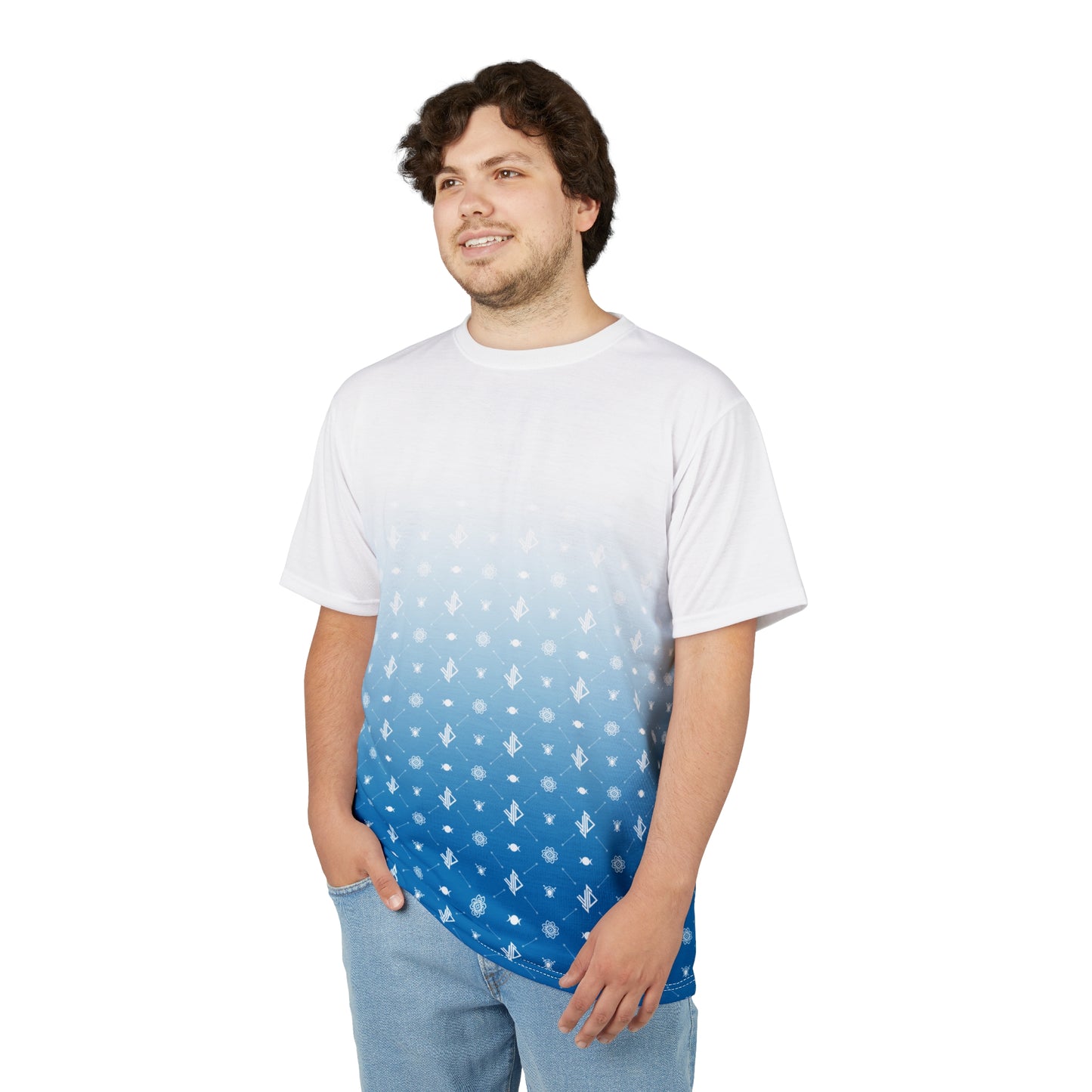 Ocean Vibes Unisex Gradient Tee - Cool Comfort for Summer Adventures