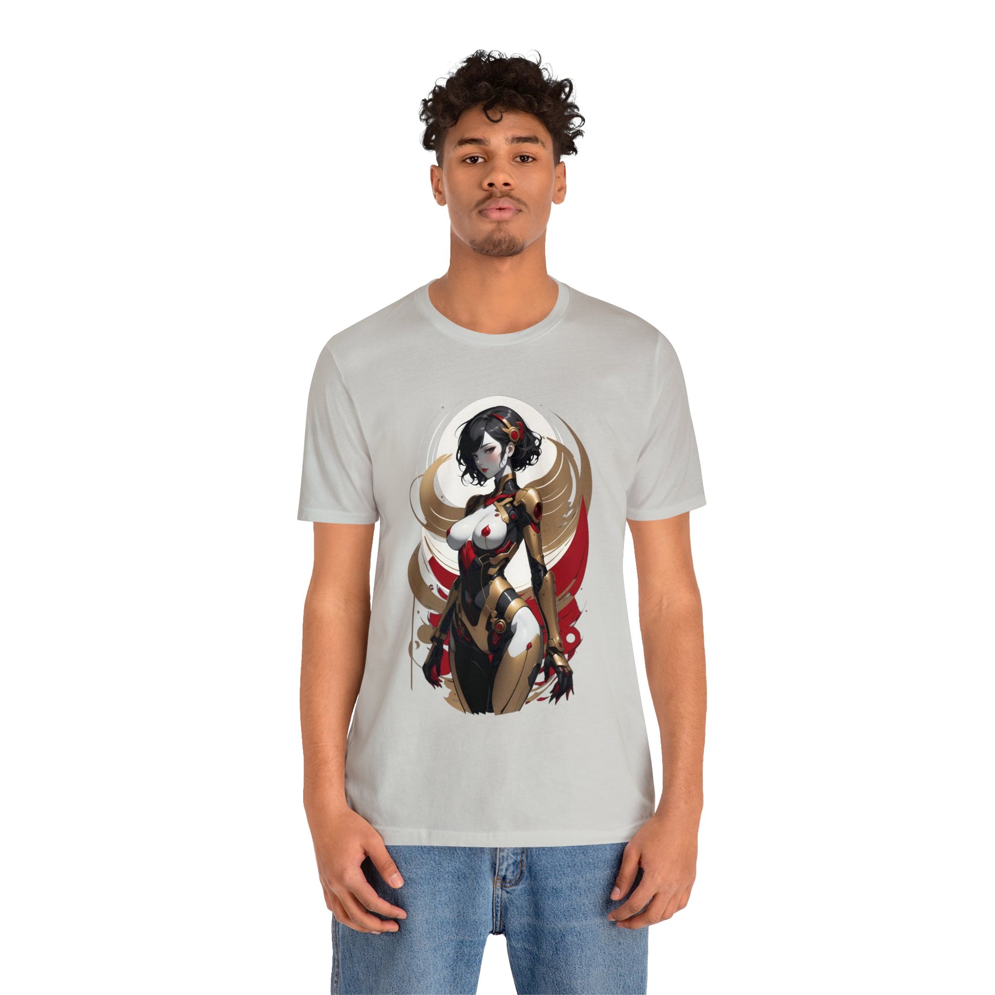 Kǎtōng Piàn - Mecha Girl Collection - Luna - Unisex Jersey Short Sleeve Tee Printify