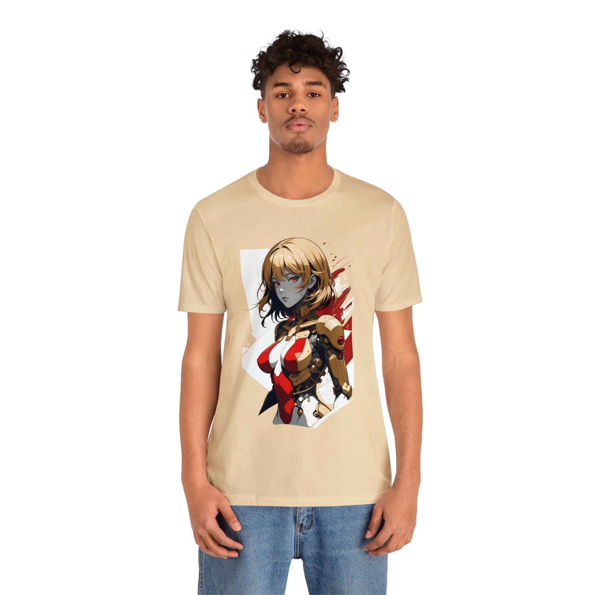 Kǎtōng Piàn - Mecha Girl Collection - Camila - Unisex Jersey Short Sleeve Tee Printify