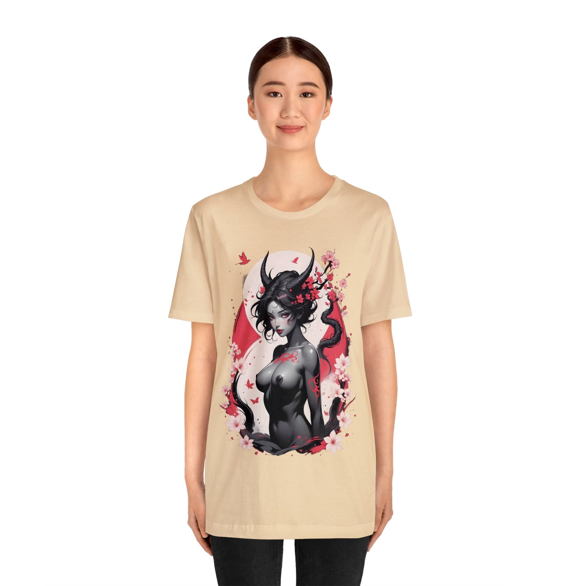 Kǎtōng Piàn - Oni Collection - Cheshmak - Unisex Jersey Short Sleeve Tee Printify