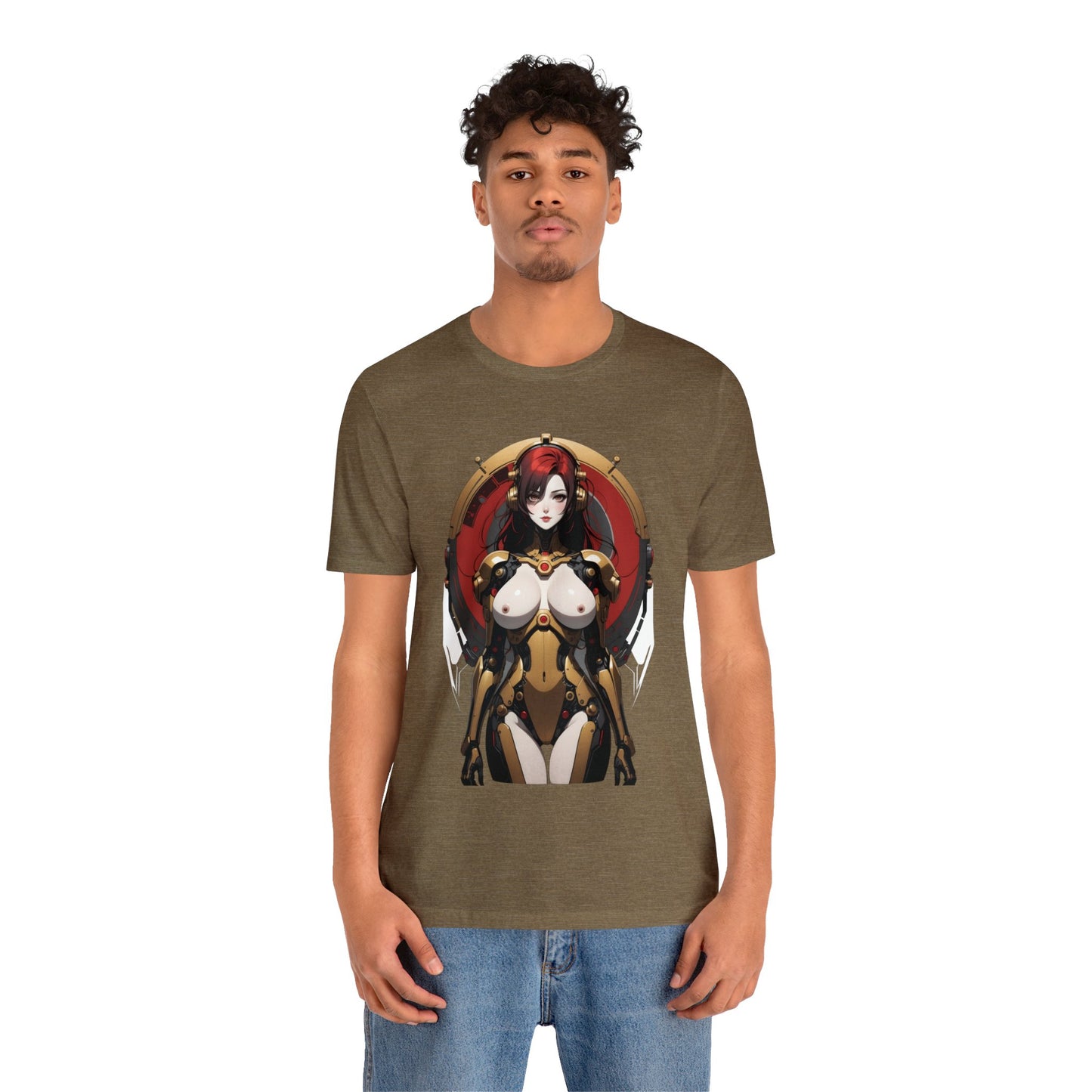 Kǎtōng Piàn - Mecha Girl Collection - Eliana - Unisex Jersey Short Sleeve Tee Printify
