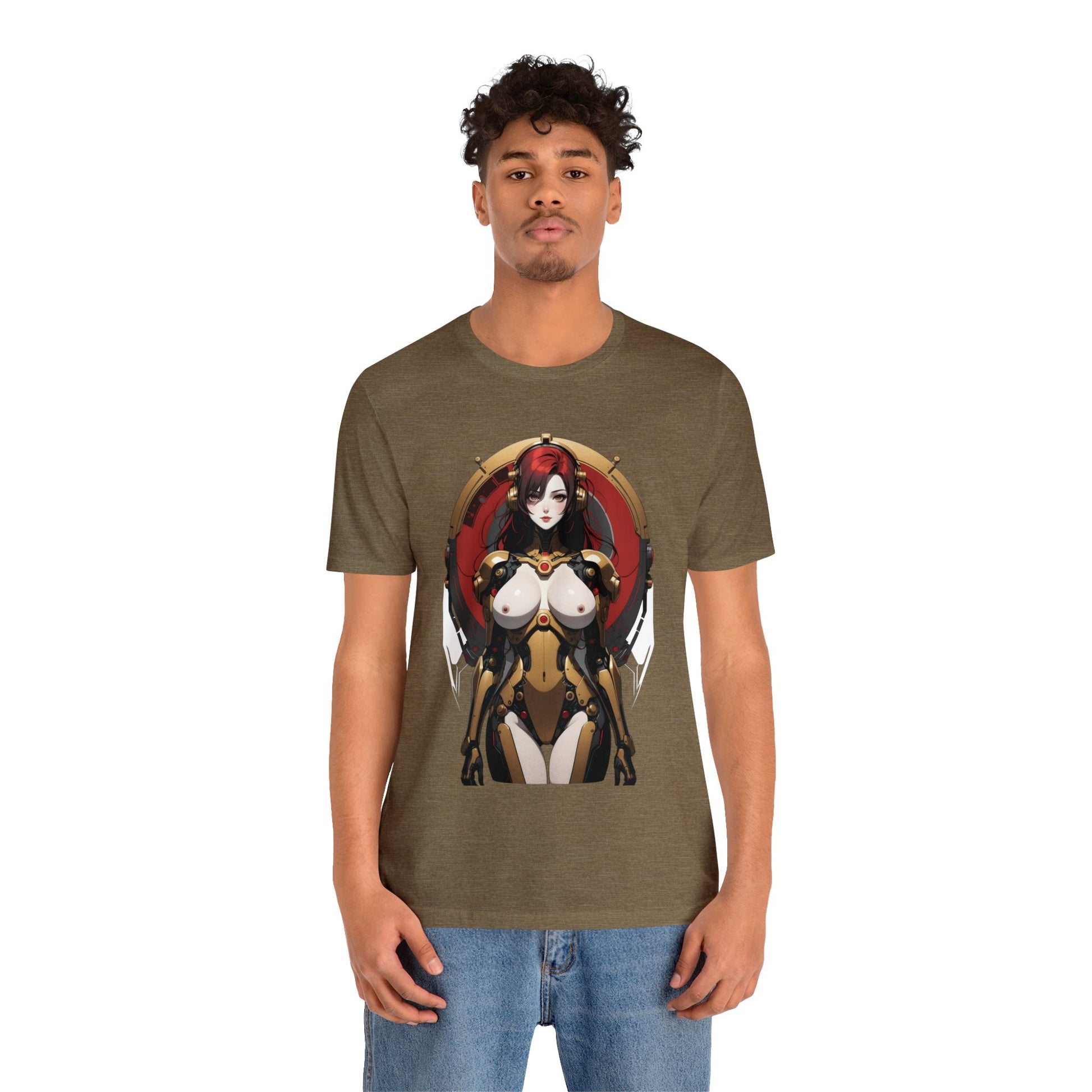Kǎtōng Piàn - Mecha Girl Collection - Eliana - Unisex Jersey Short Sleeve Tee Printify