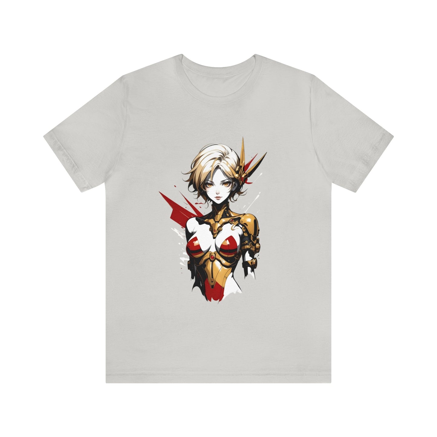 Kǎtōng Piàn - Mecha Girl Collection - Scarlett - Unisex Jersey Short Sleeve Tee Printify