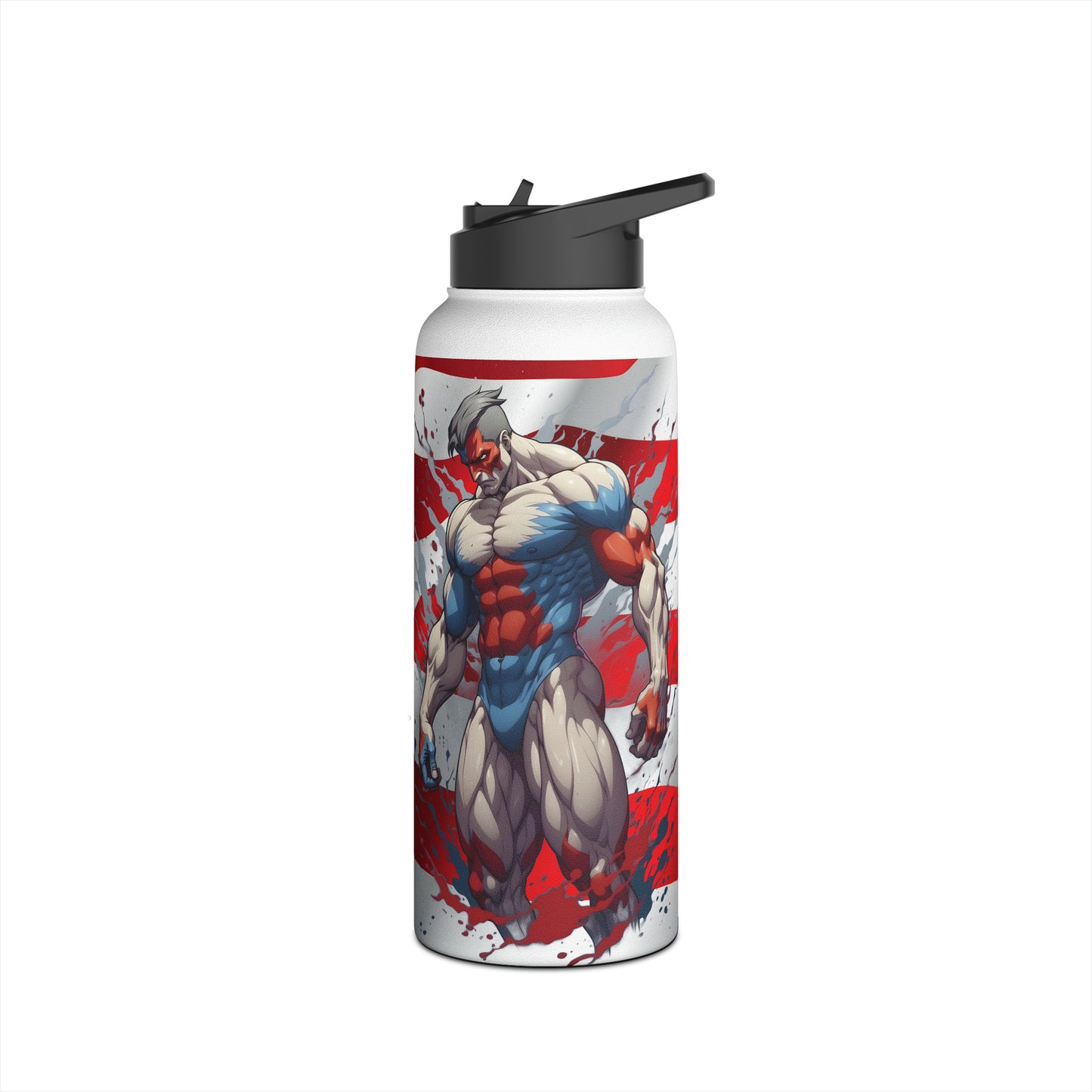 Kǎtōng Piàn - Prized Fighter Collection - America - 006 - Stainless Steel Water Bottle, Standard Lid - Verdine Daniels