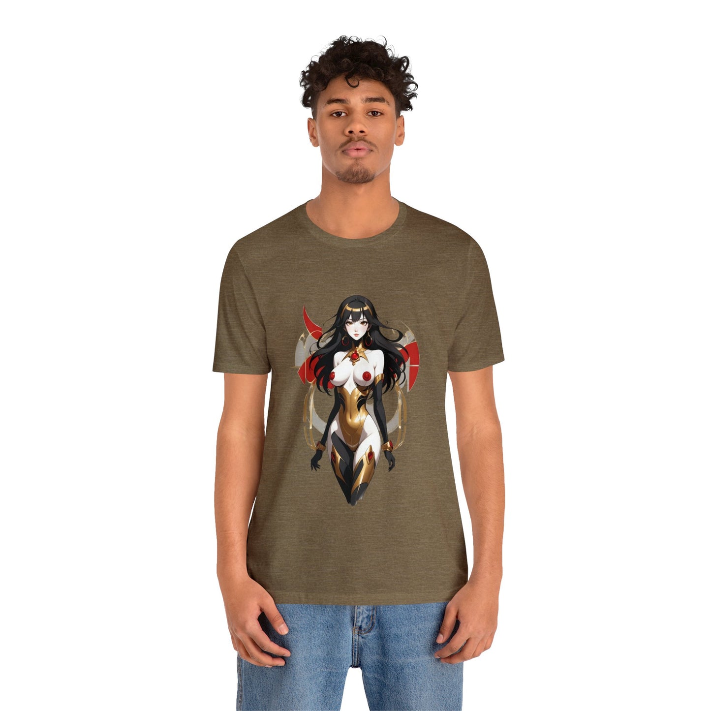 Kǎtōng Piàn - Mecha Girl Collection - Kinsley - Unisex Jersey Short Sleeve Tee Printify