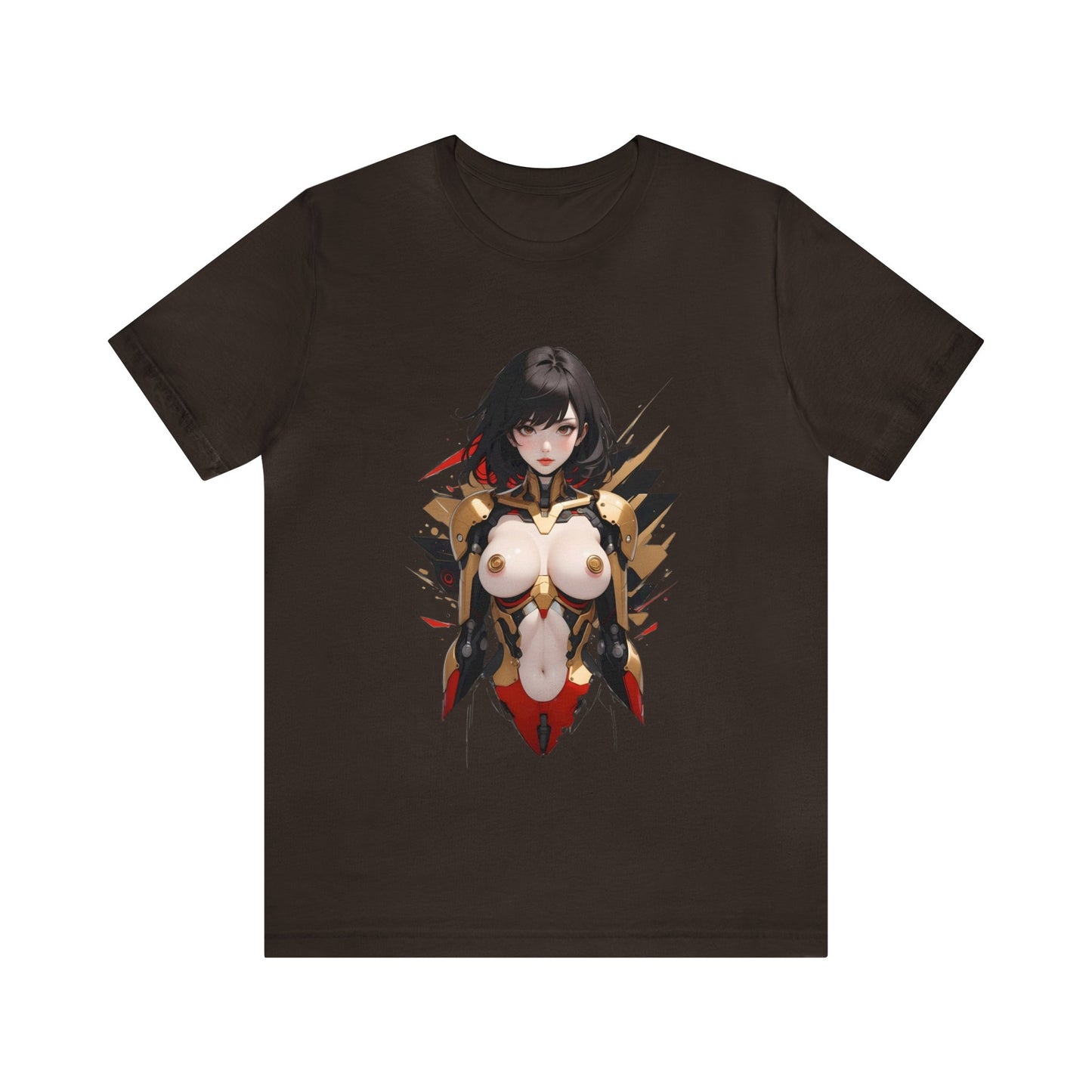 Kǎtōng Piàn - Mecha Girl Collection - Anna - Unisex Jersey Short Sleeve Tee Printify