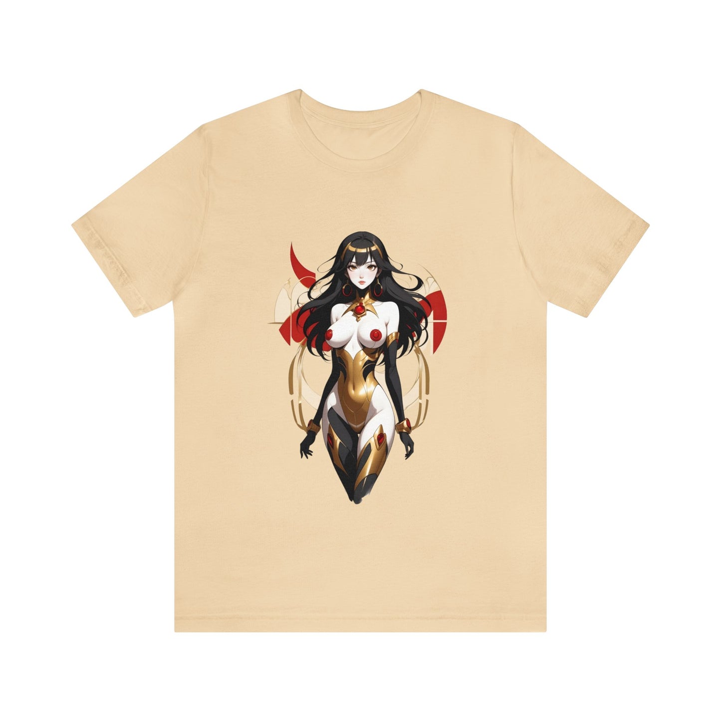 Kǎtōng Piàn - Mecha Girl Collection - Kinsley - Unisex Jersey Short Sleeve Tee Printify