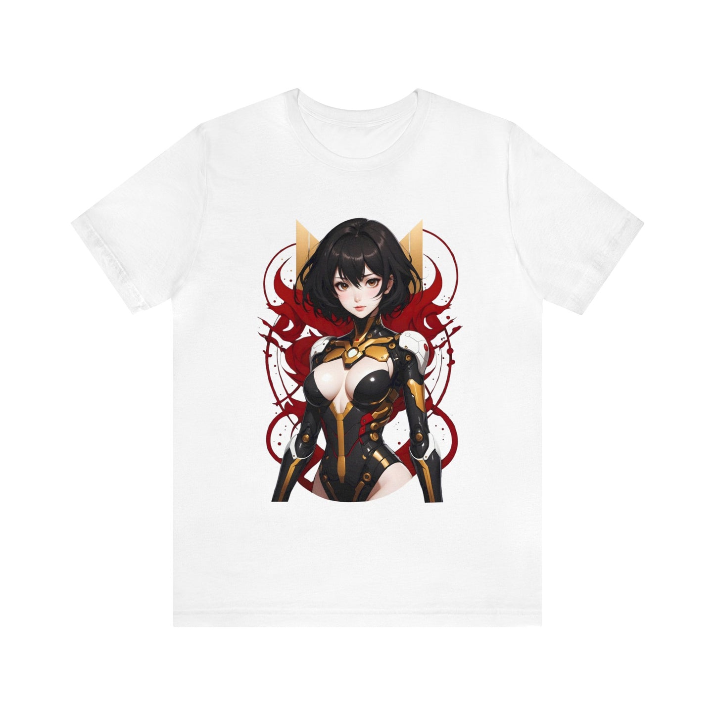 Kǎtōng Piàn - Mecha Girl Collection - Abigail - Unisex Jersey Short Sleeve Tee Printify