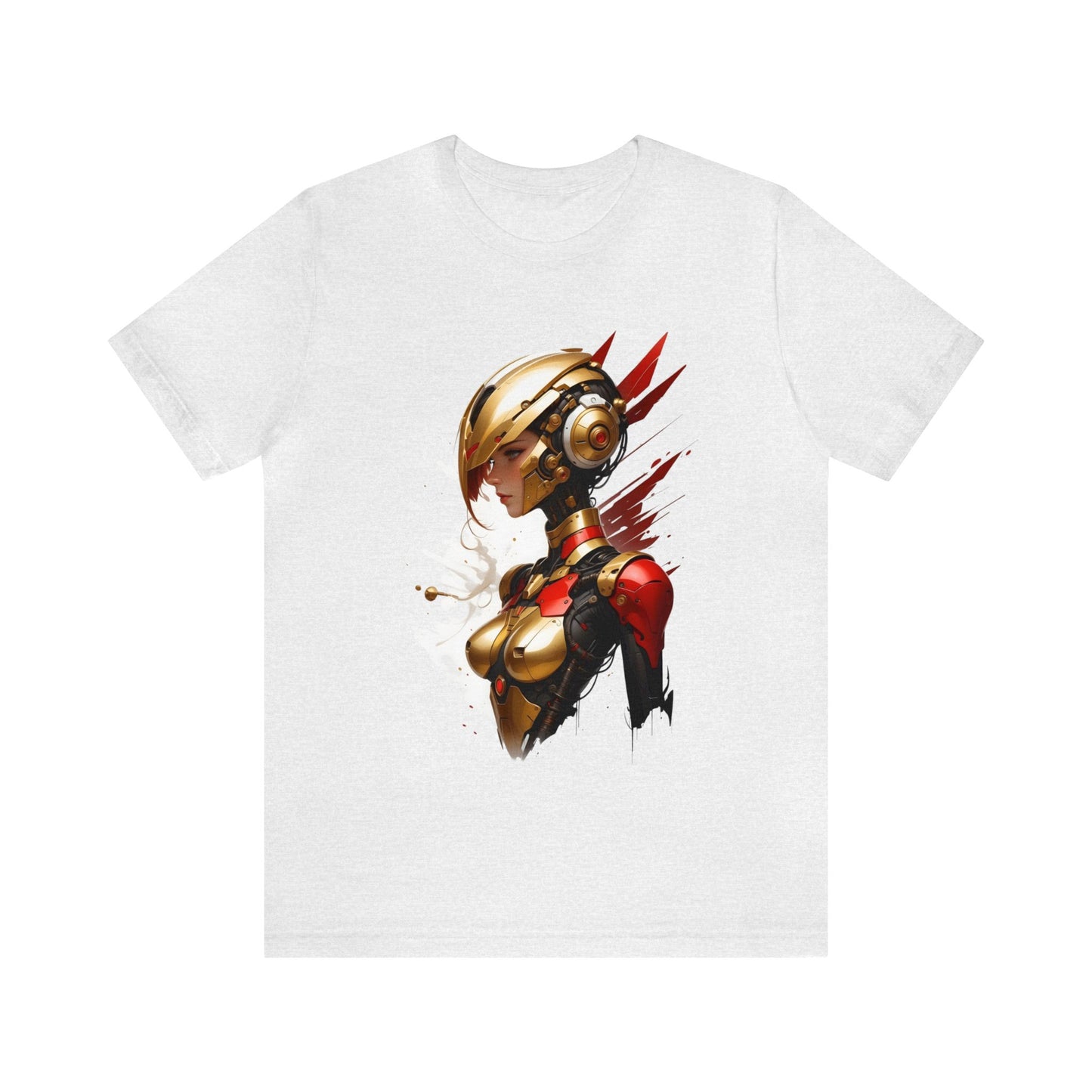 Kǎtōng Piàn - Mecha Girl Collection - Isabella - Unisex Jersey Short Sleeve Tee Printify