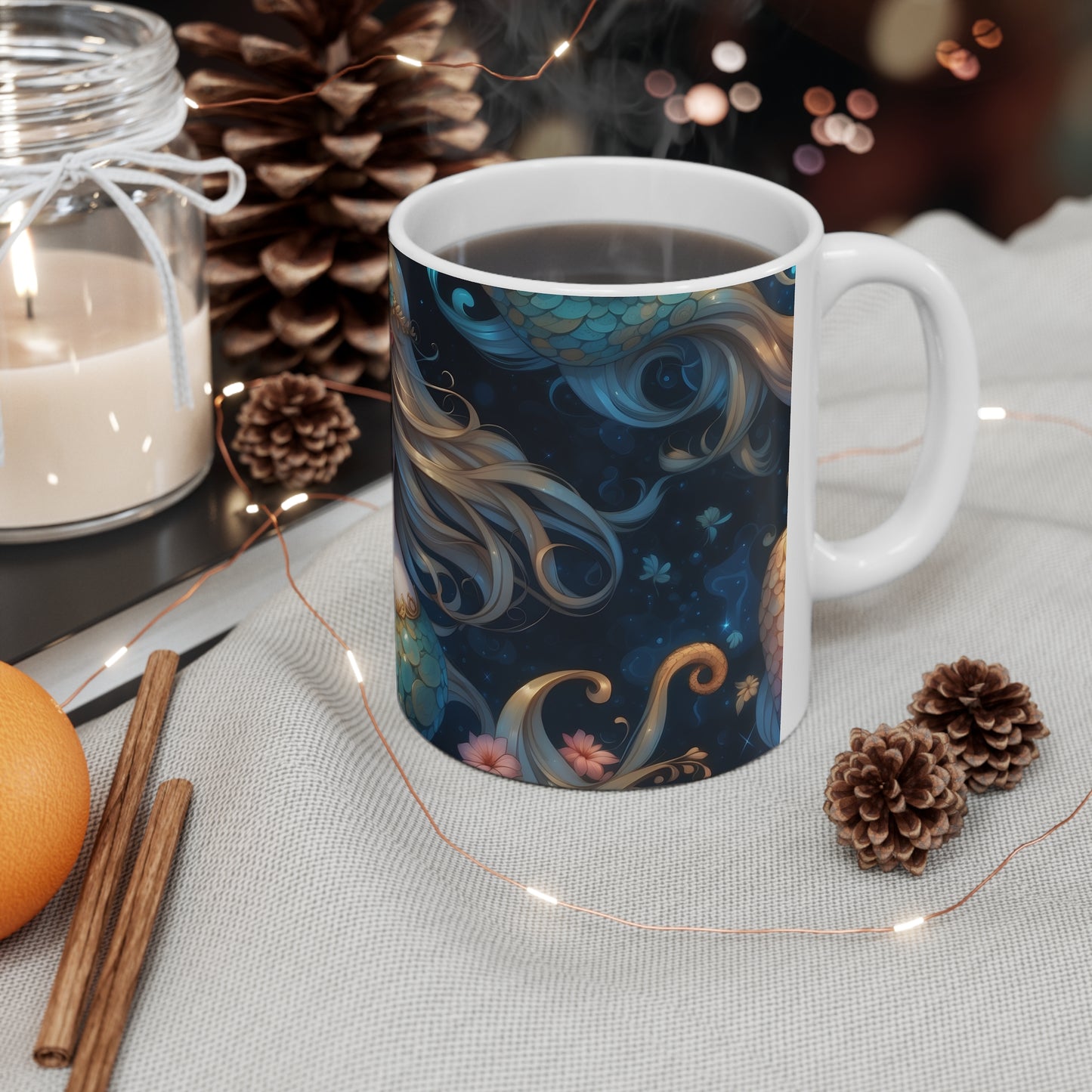 Kǎtōng Piàn - Mermaid Collection - 007 - Ceramic Mug Printify