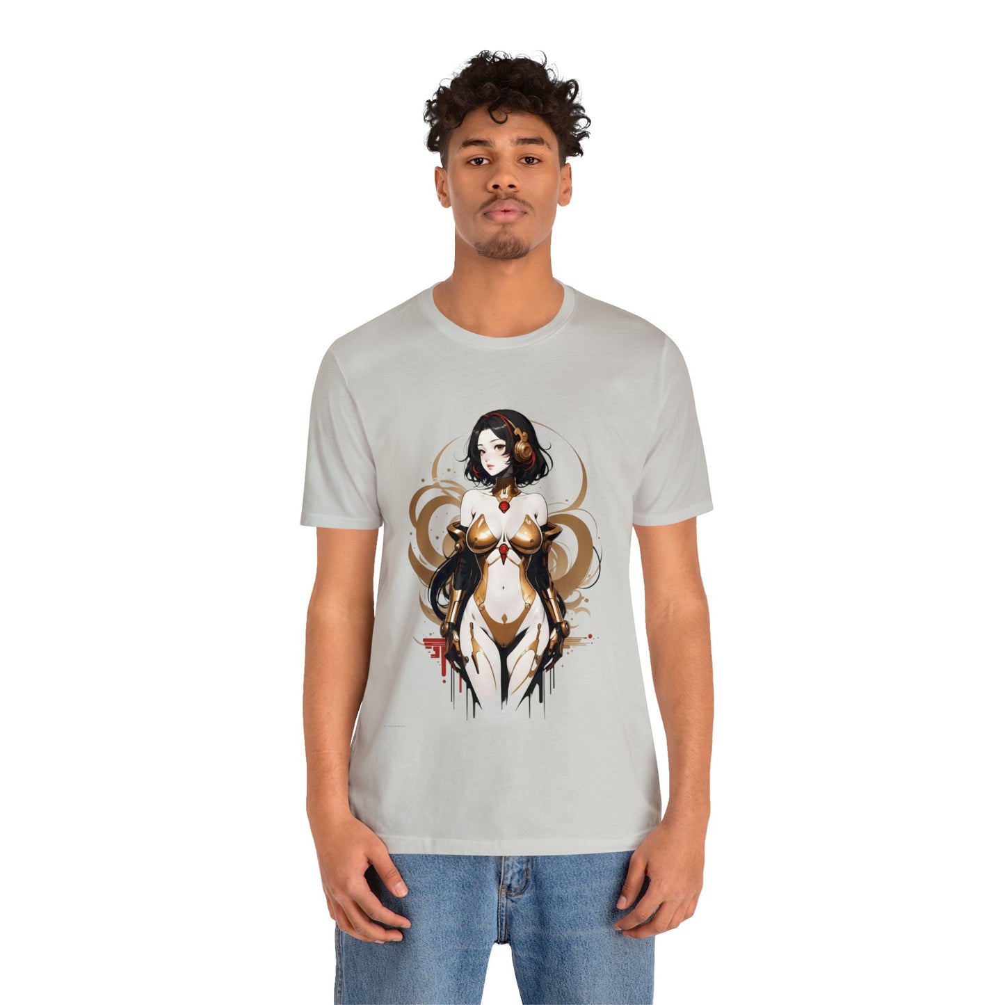Kǎtōng Piàn - Mecha Girl Collection - Penelope - Unisex Jersey Short Sleeve Tee Printify
