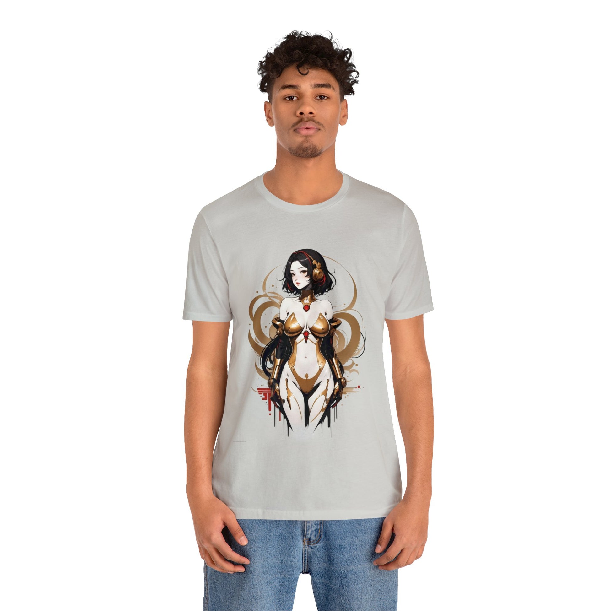 Kǎtōng Piàn - Mecha Girl Collection - Penelope - Unisex Jersey Short Sleeve Tee Printify