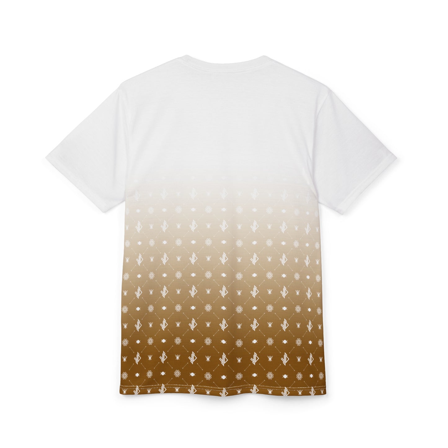 Warm Gradient Unisex Tee with Sun & Star Design