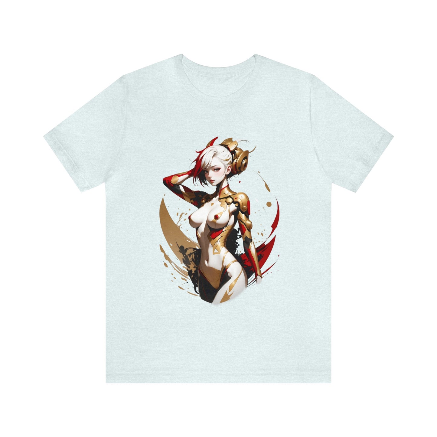 Kǎtōng Piàn - Mecha Girl Collection - Ruby - Unisex Jersey Short Sleeve Tee Printify