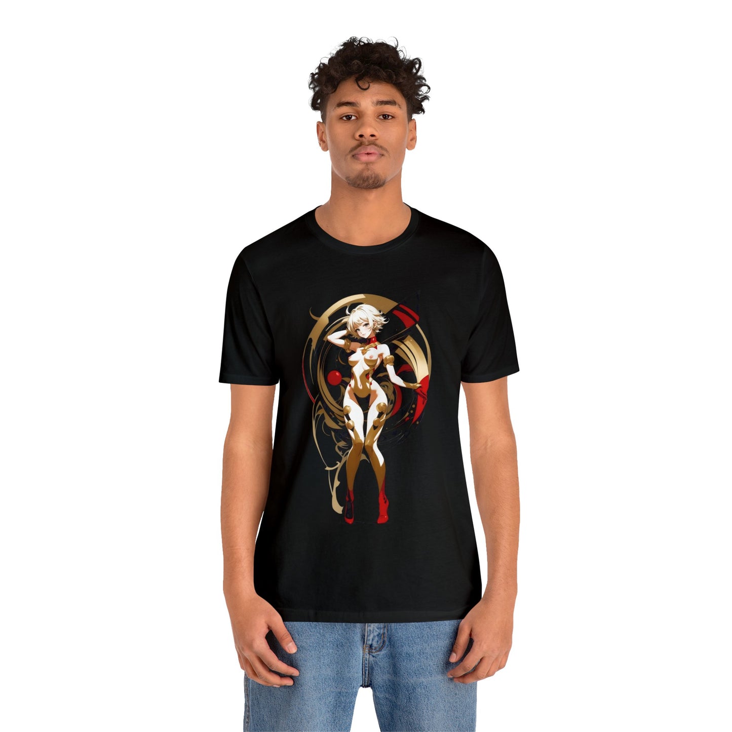 Kǎtōng Piàn - Mecha Girl Collection - Alice - Unisex Jersey Short Sleeve Tee Printify