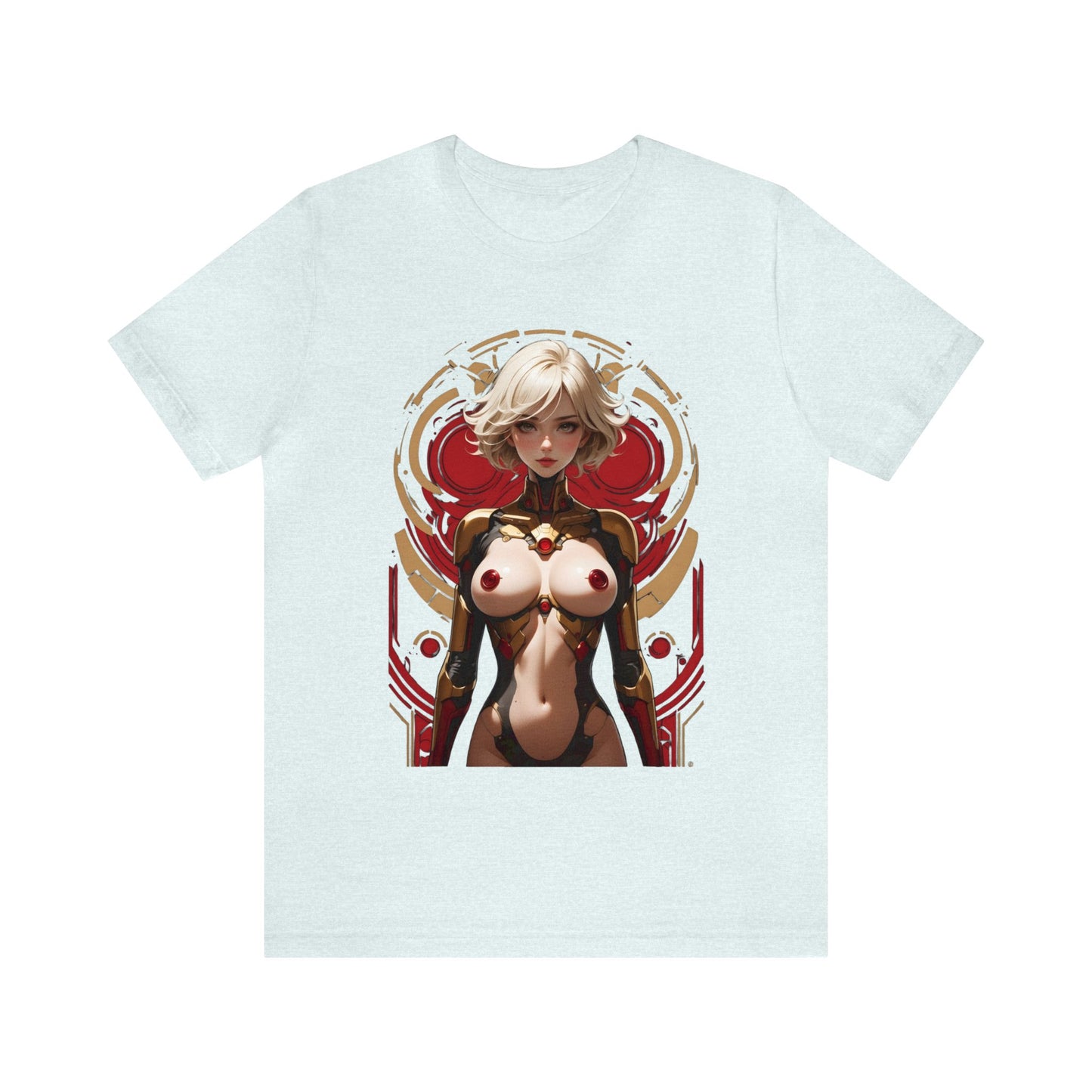 Kǎtōng Piàn - Mecha Girl Collection - Chloe - Unisex Jersey Short Sleeve Tee Printify