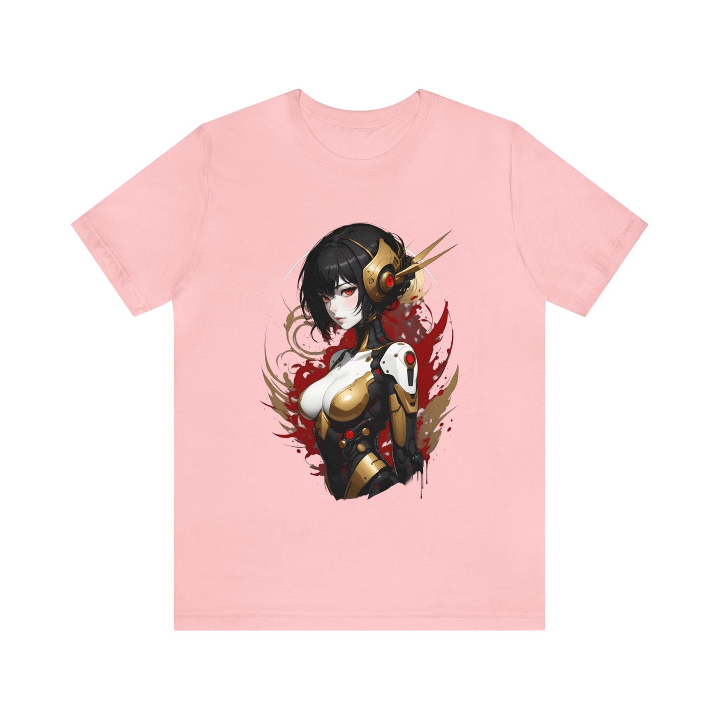 Kǎtōng Piàn - Mecha Girl Collection - Natalie - Unisex Jersey Short Sleeve Tee Printify