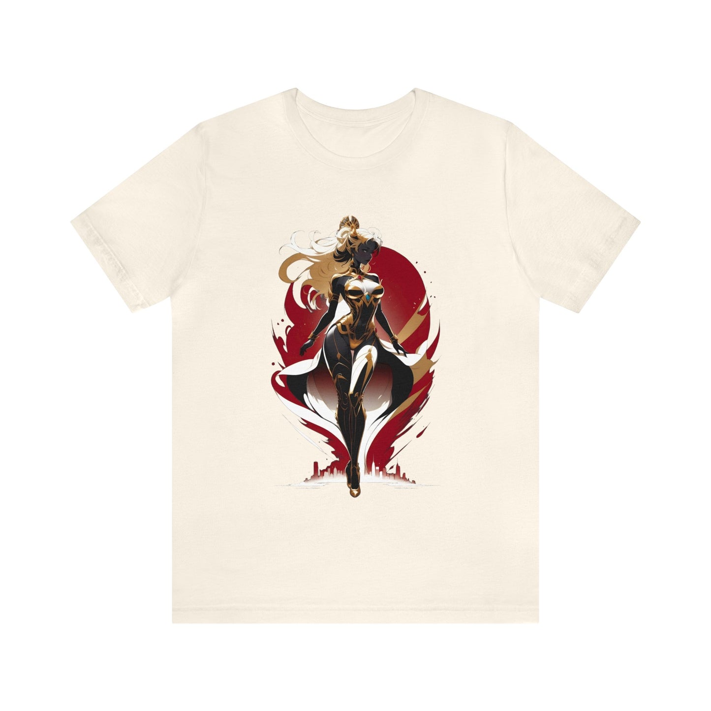 Kǎtōng Piàn - Mecha Girl Collection - Lucy - Unisex Jersey Short Sleeve Tee Printify