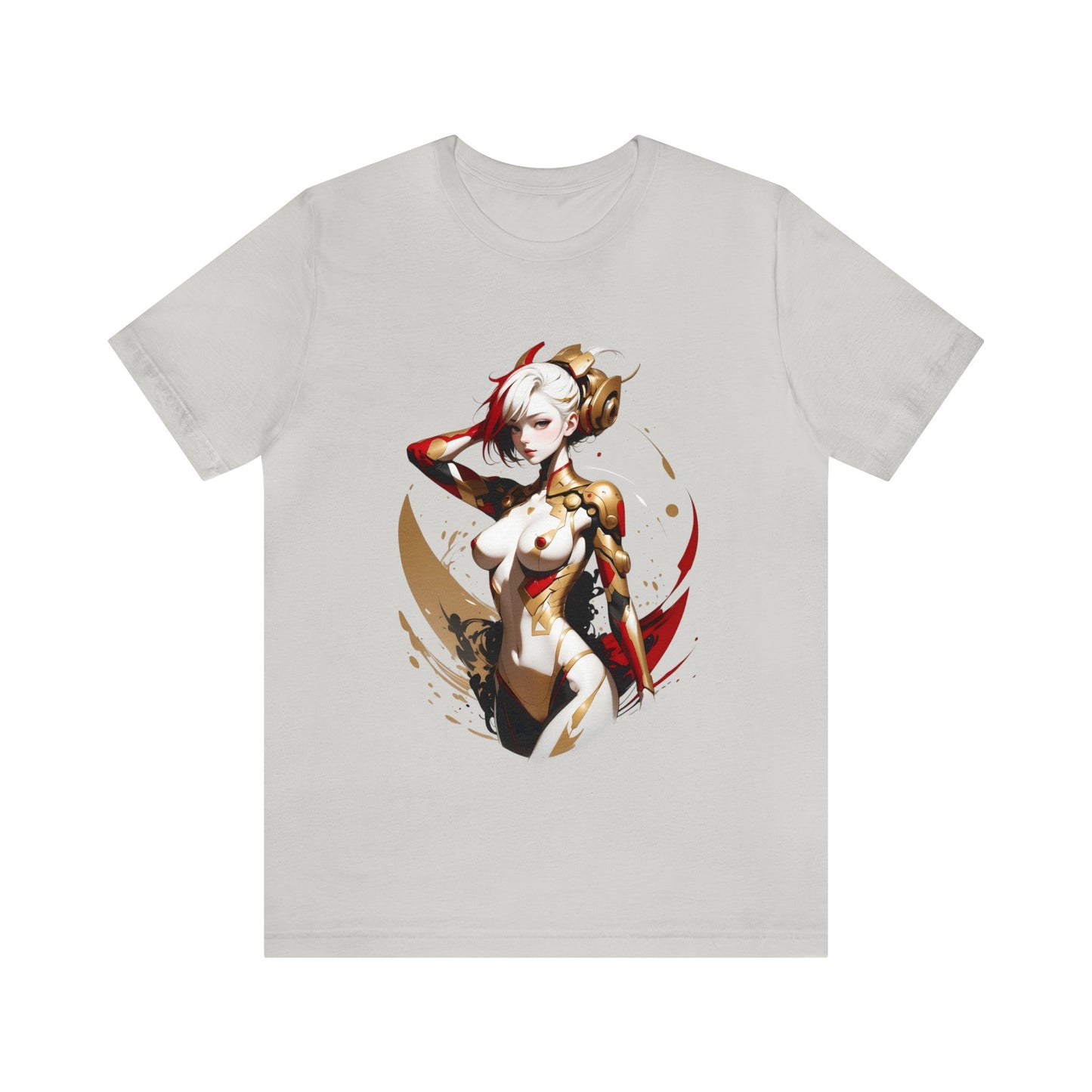 Kǎtōng Piàn - Mecha Girl Collection - Ruby - Unisex Jersey Short Sleeve Tee Printify