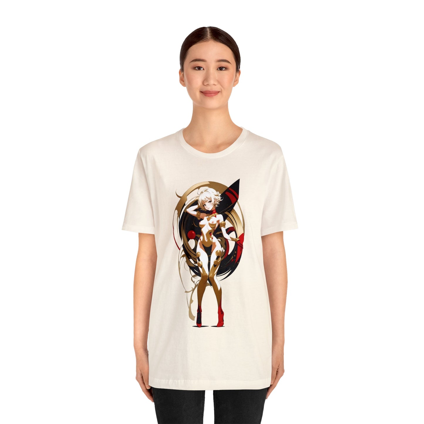 Kǎtōng Piàn - Mecha Girl Collection - Alice - Unisex Jersey Short Sleeve Tee Printify