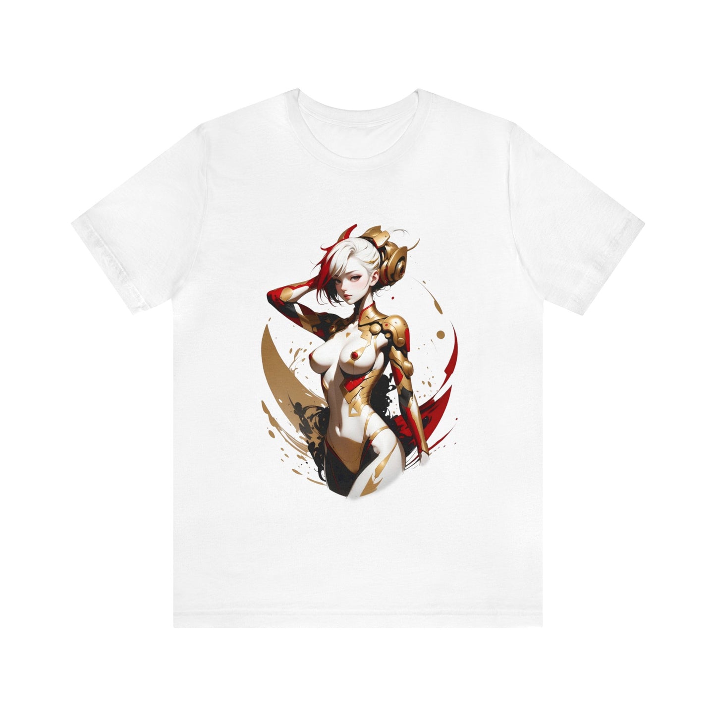 Kǎtōng Piàn - Mecha Girl Collection - Ruby - Unisex Jersey Short Sleeve Tee Printify