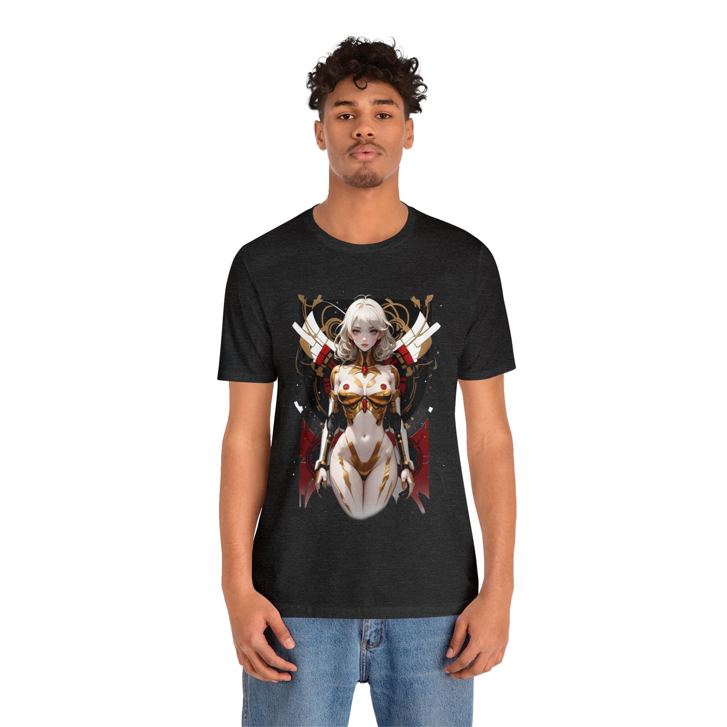 Kǎtōng Piàn - Mecha Girl Collection - Isla - Unisex Jersey Short Sleeve Tee Printify