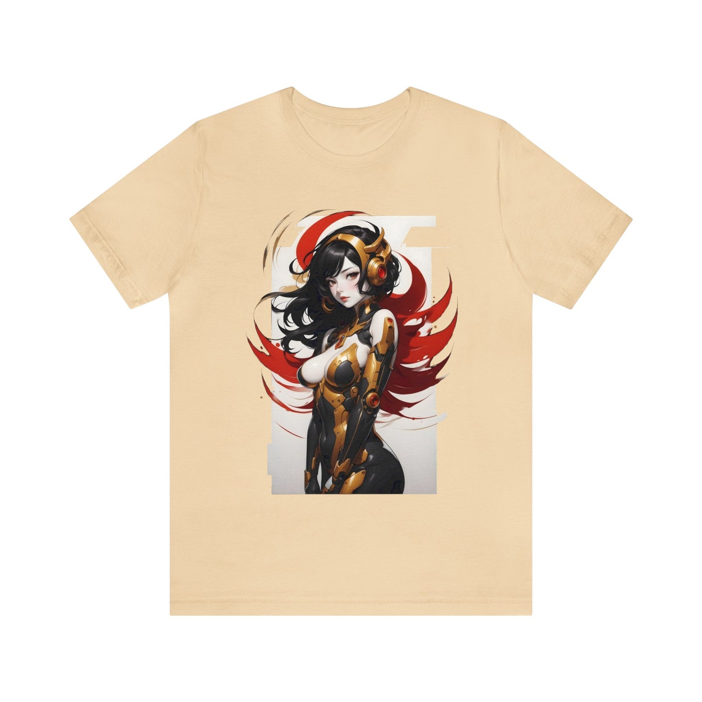 Kǎtōng Piàn - Mecha Girl Collection - Valentina - Unisex Jersey Short Sleeve Tee Printify