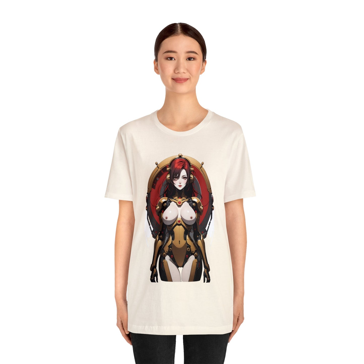 Kǎtōng Piàn - Mecha Girl Collection - Eliana - Unisex Jersey Short Sleeve Tee Printify