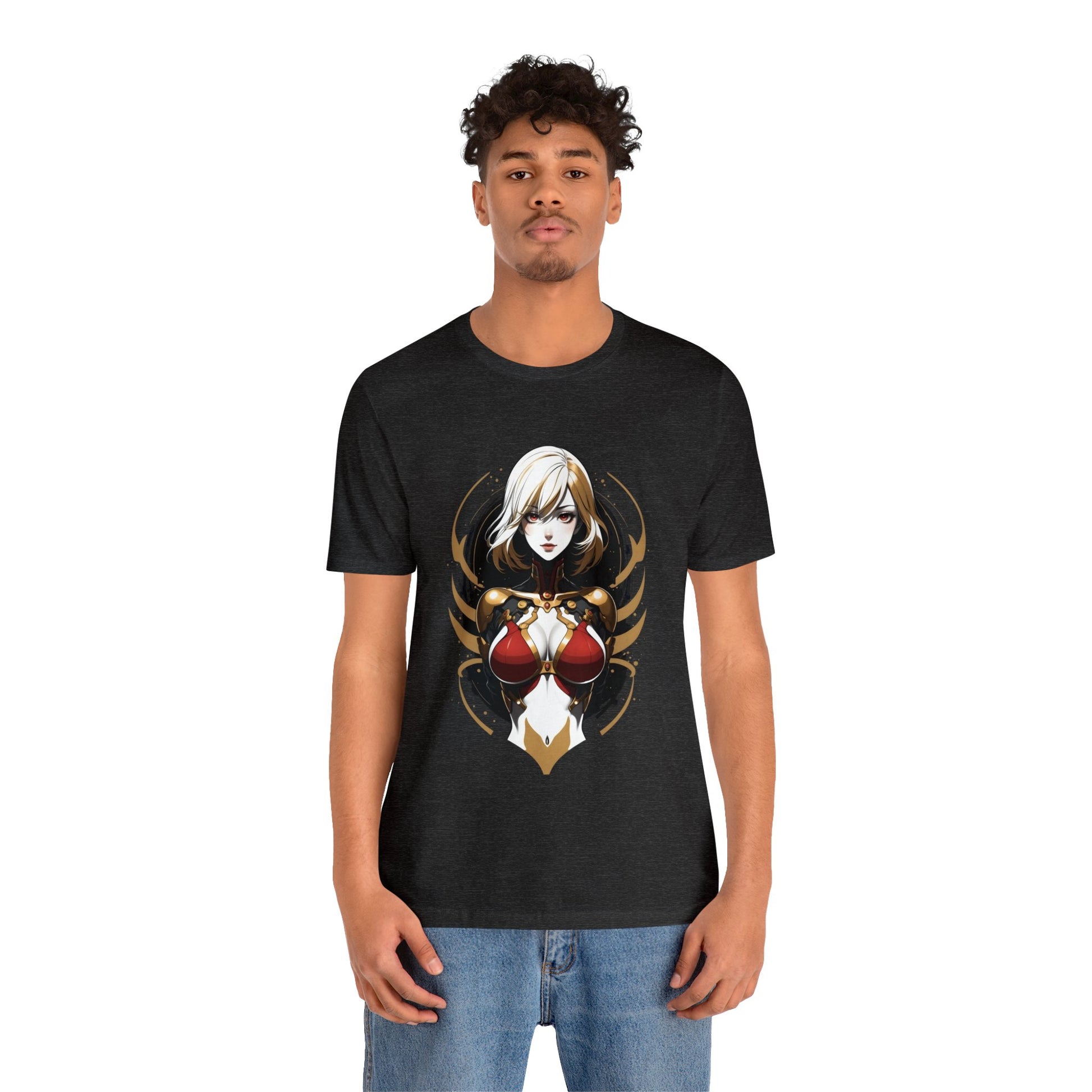 Kǎtōng Piàn - Mecha Girl Collection - Chloé - Unisex Jersey Short Sleeve Tee Printify
