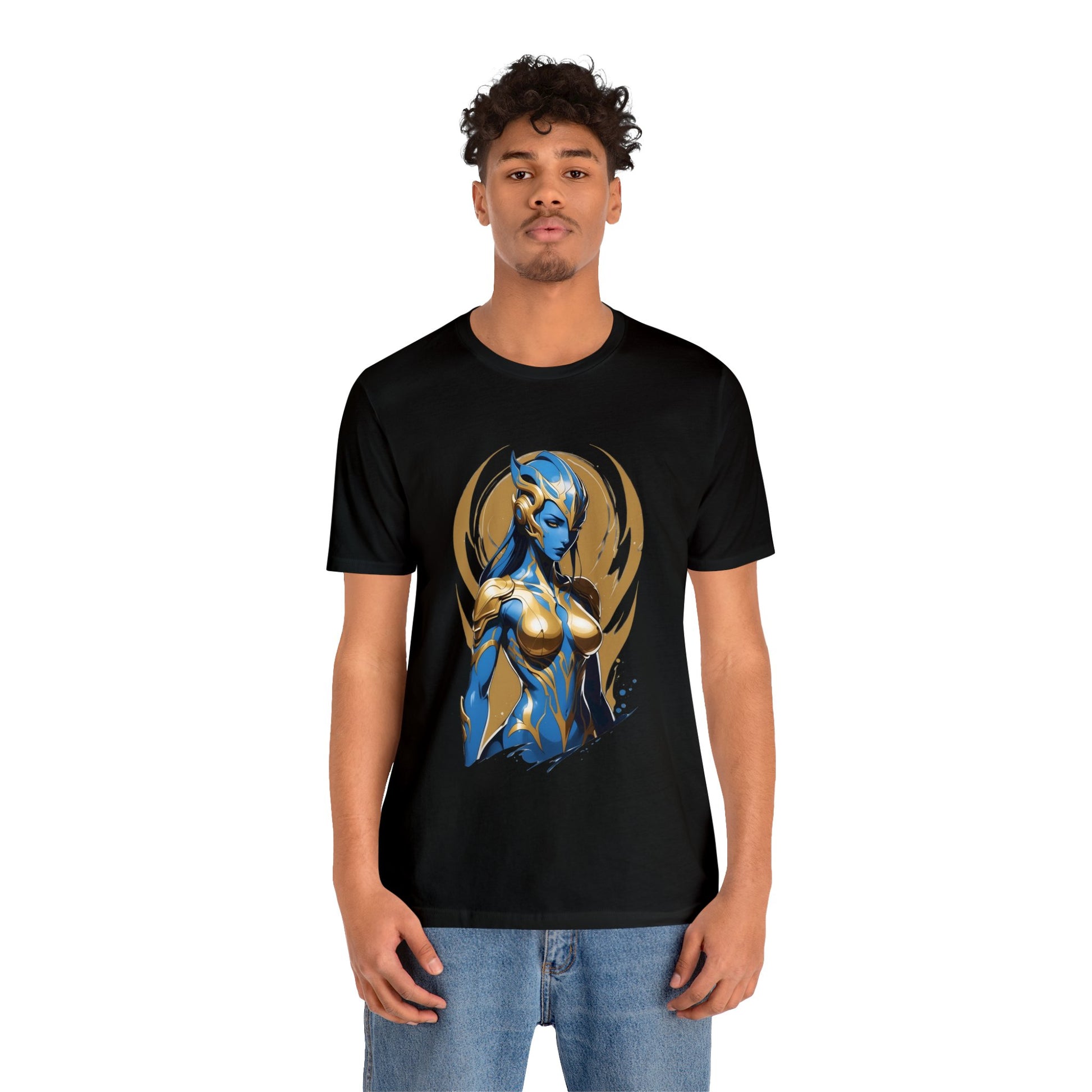 Kǎtōng Piàn - The Lotus Collection - Erzilia - Unisex Jersey Short Sleeve Tee Printify