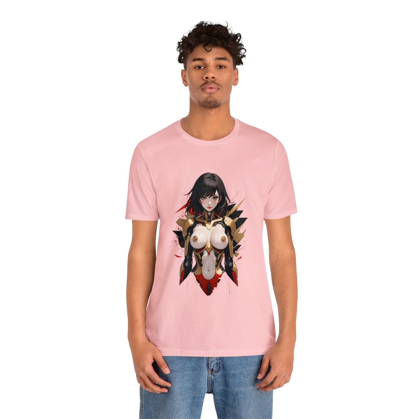 Kǎtōng Piàn - Mecha Girl Collection - Anna - Unisex Jersey Short Sleeve Tee Printify