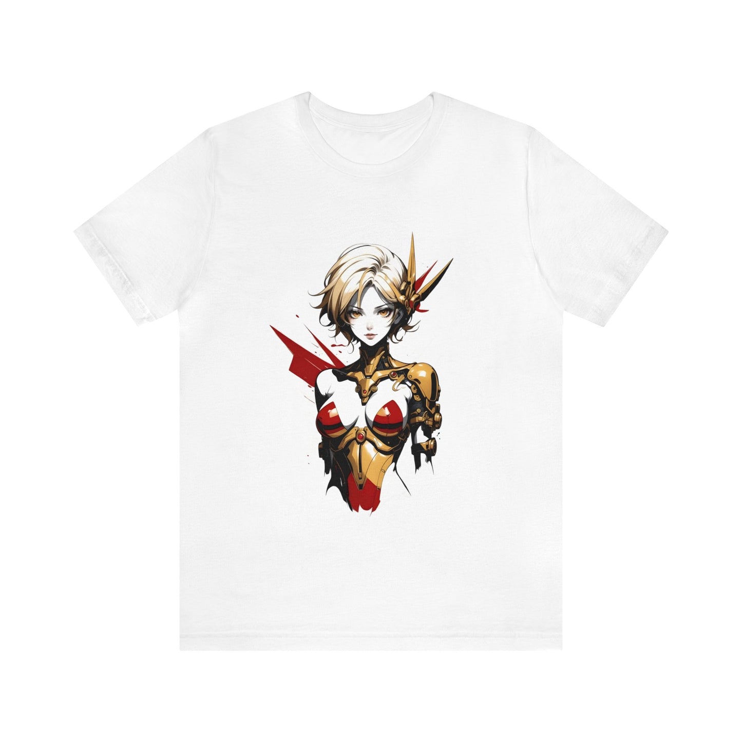 Kǎtōng Piàn - Mecha Girl Collection - Scarlett - Unisex Jersey Short Sleeve Tee Printify