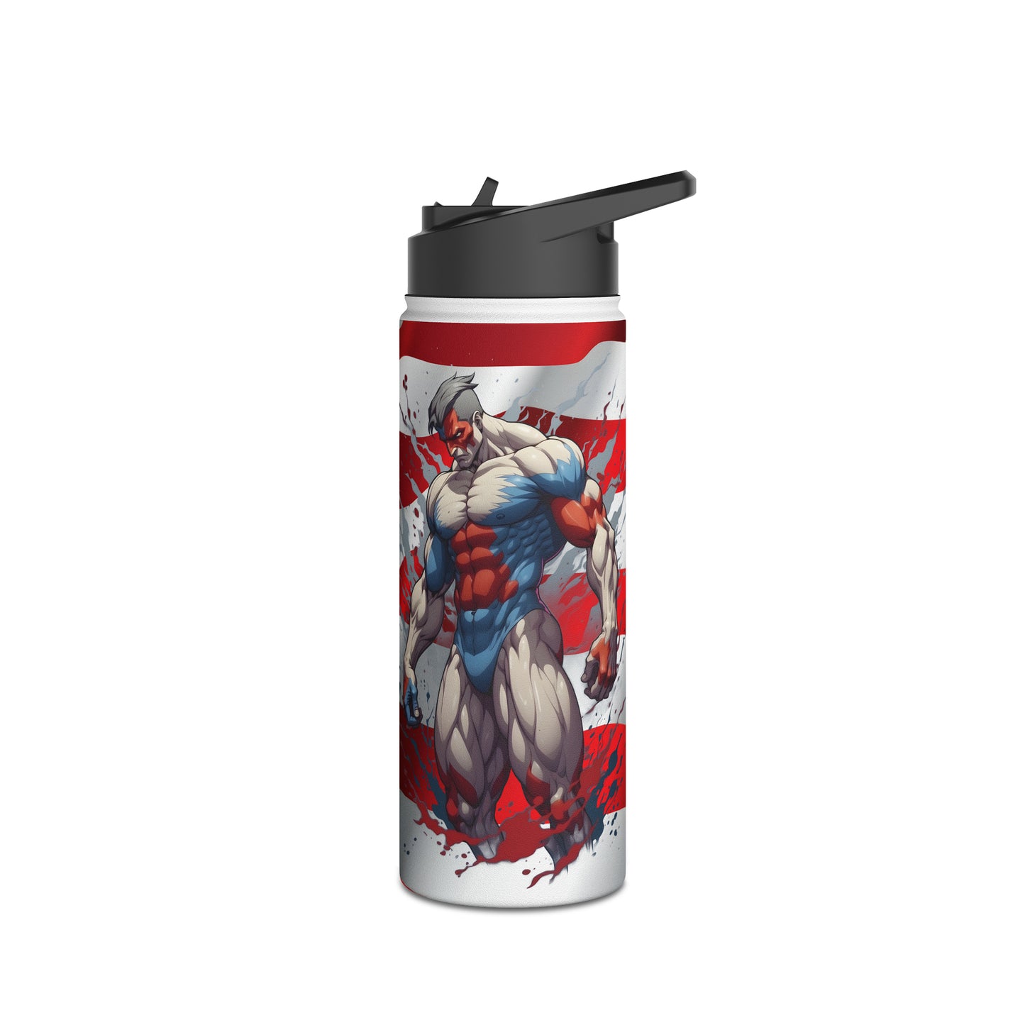 Kǎtōng Piàn - Prized Fighter Collection - America - 006 - Stainless Steel Water Bottle, Standard Lid - Verdine Daniels