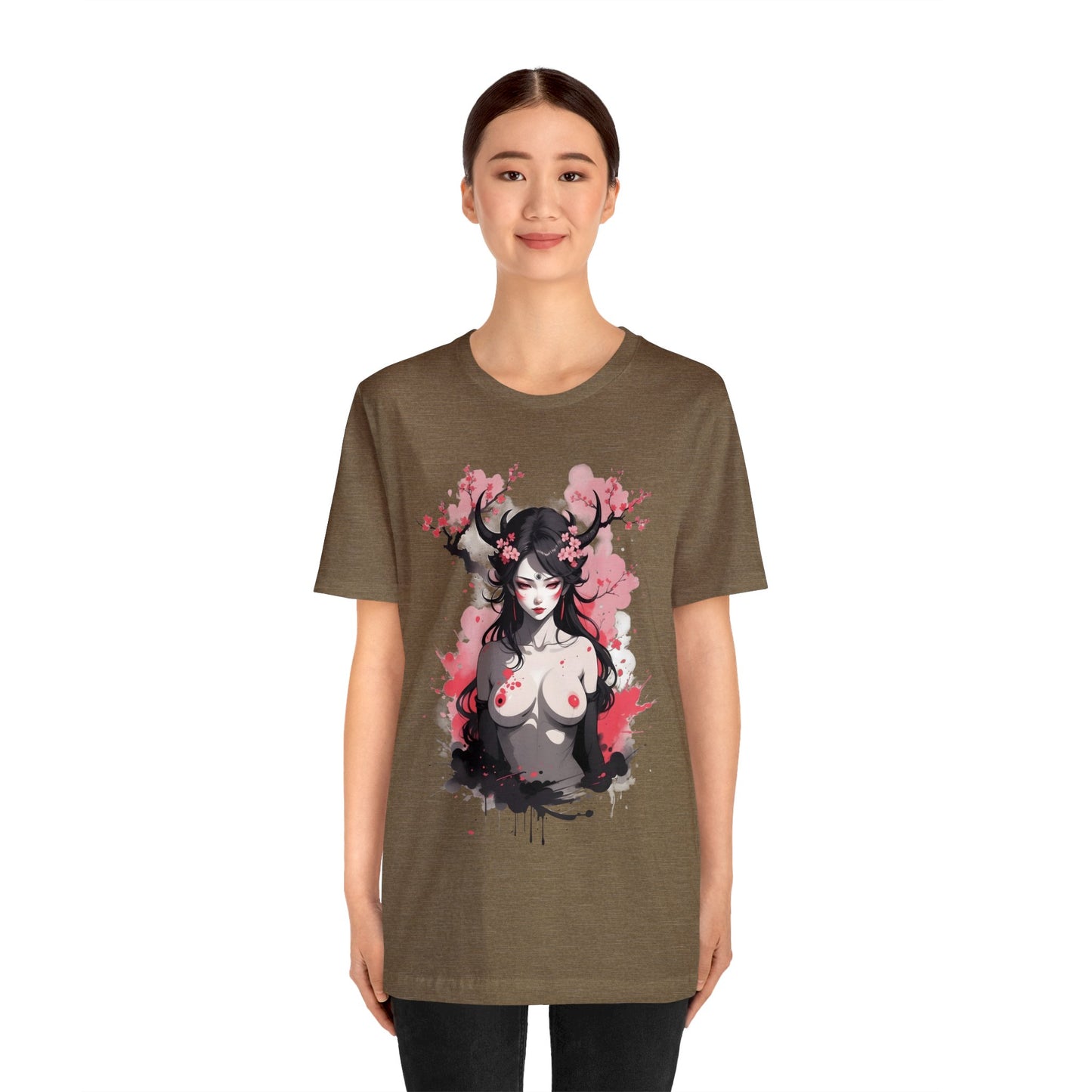Kǎtōng Piàn - Oni Collection - Ajatar - Unisex Jersey Short Sleeve Tee Printify