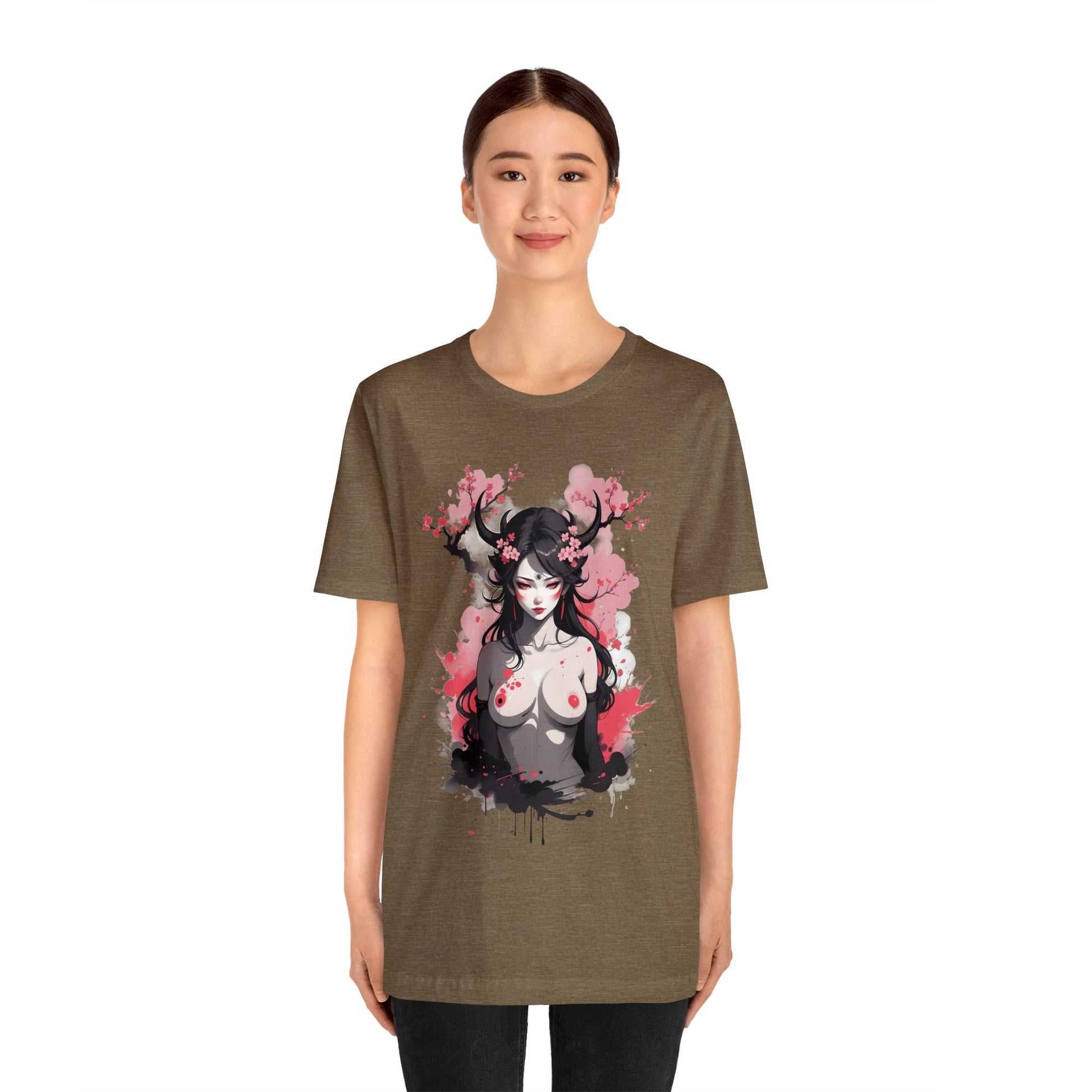 Kǎtōng Piàn - Oni Collection - Ajatar - Unisex Jersey Short Sleeve Tee Printify