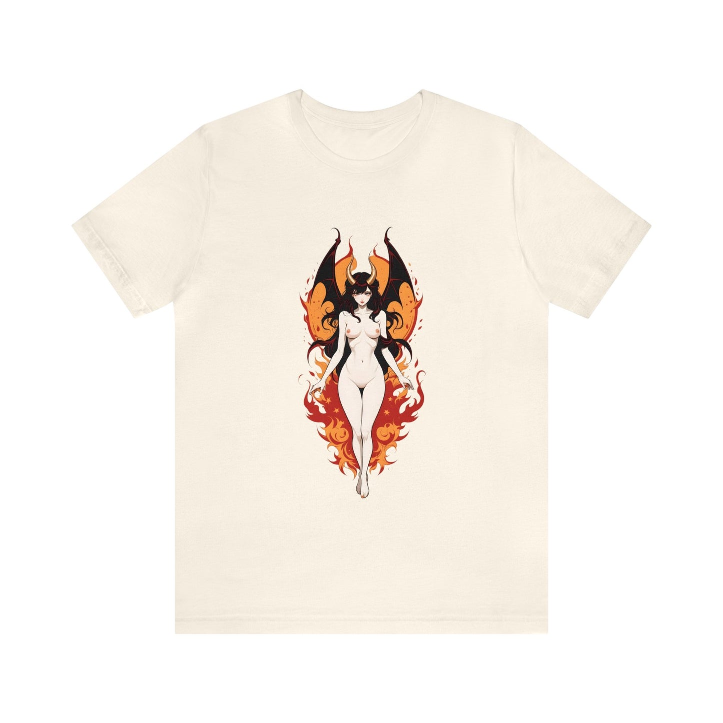 Kǎtōng Piàn - Devil Woman Collection - Akuji - Unisex Jersey Short Sleeve Tee Printify
