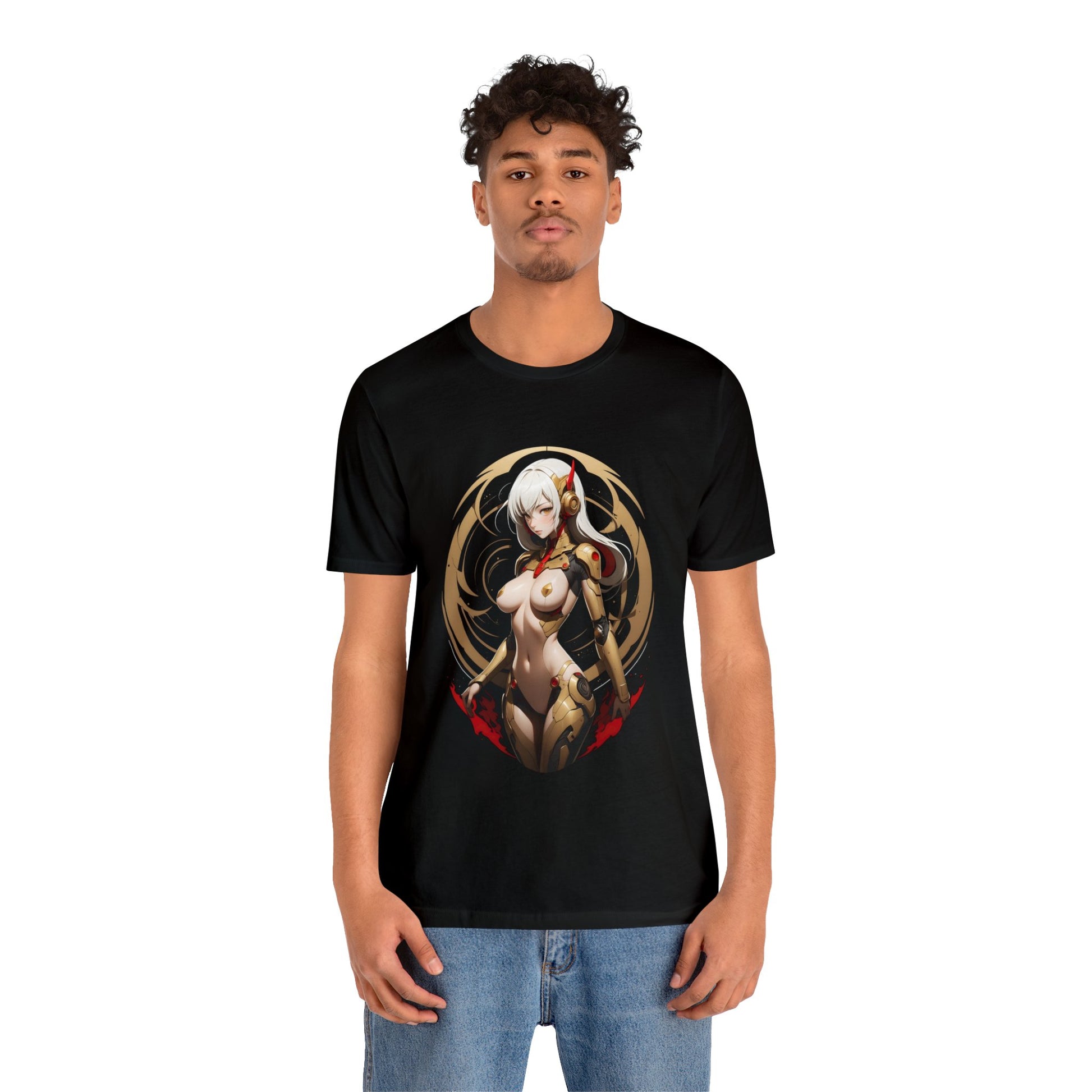 Kǎtōng Piàn - Mecha Girl Collection - Delilah - Unisex Jersey Short Sleeve Tee Printify
