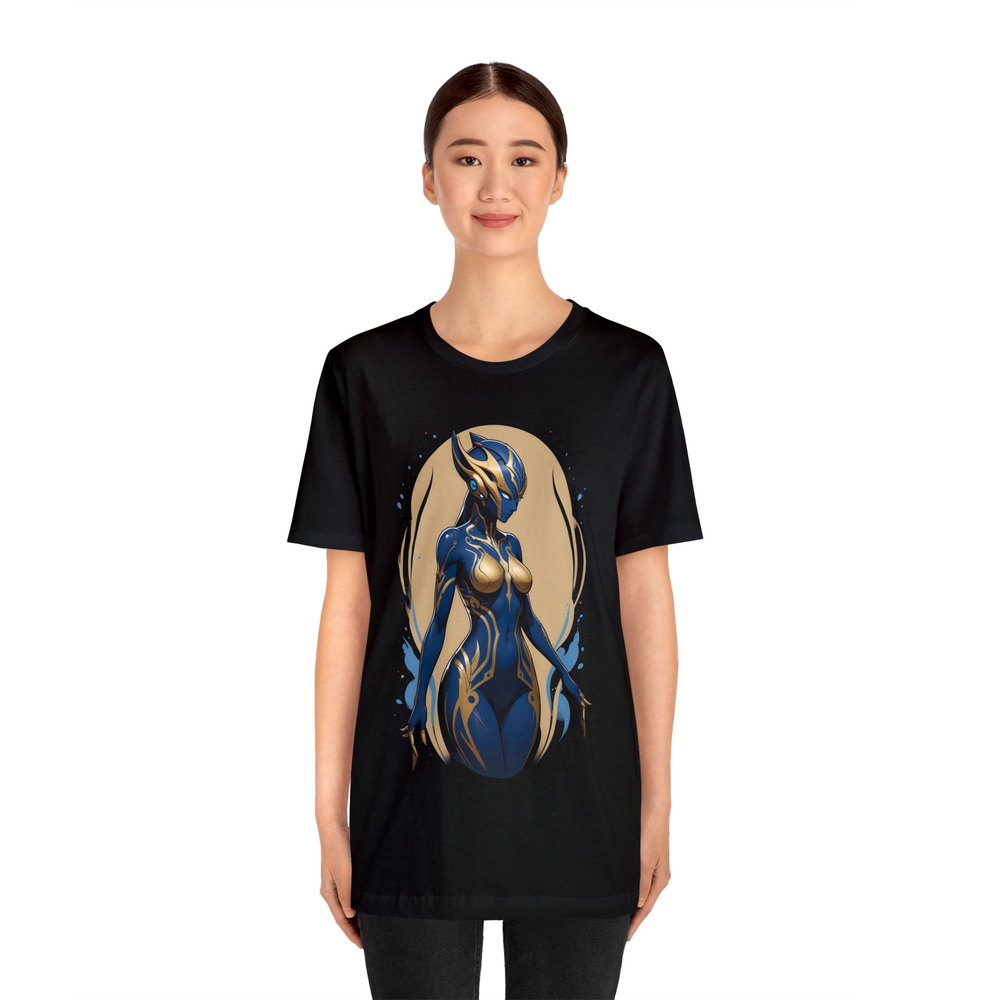Kǎtōng Piàn - The Lotus Collection - Guinevere - Unisex Jersey Short Sleeve Tee Printify