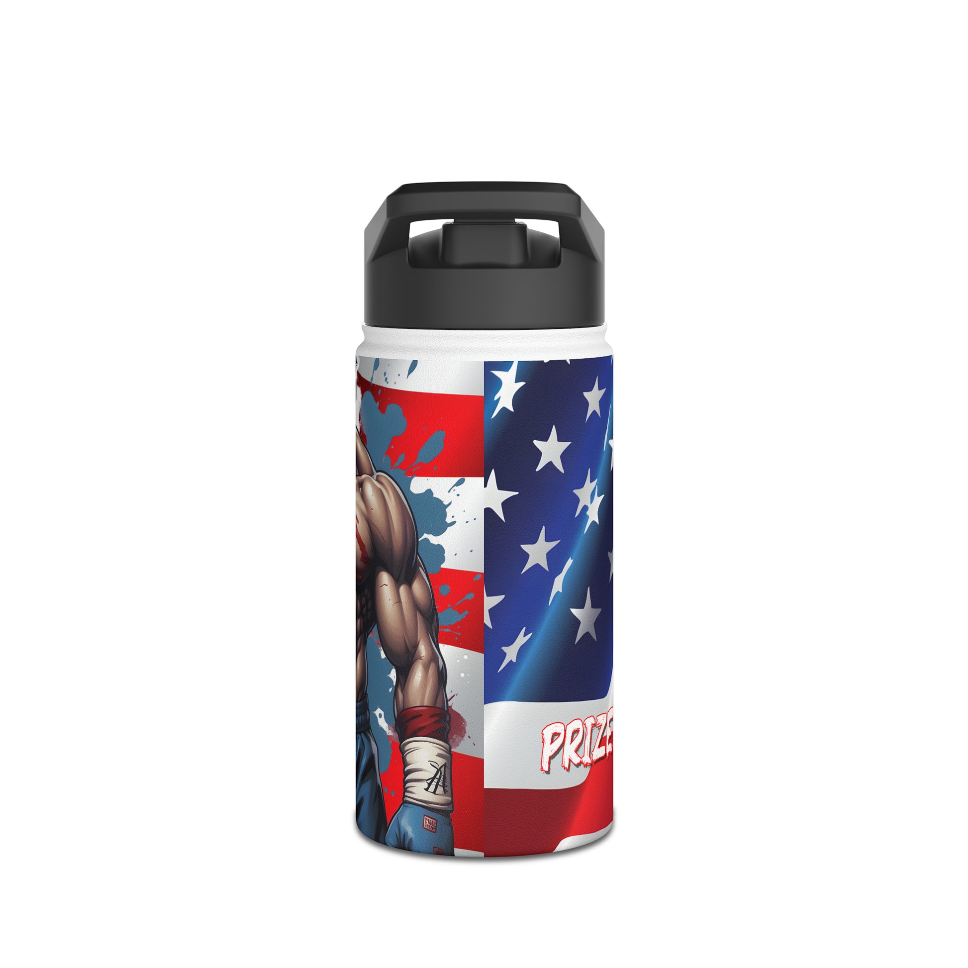 Kǎtōng Piàn - Prized Fighter Collection - America - 007 - Stainless Steel Water Bottle, Standard Lid - Verdine Daniels