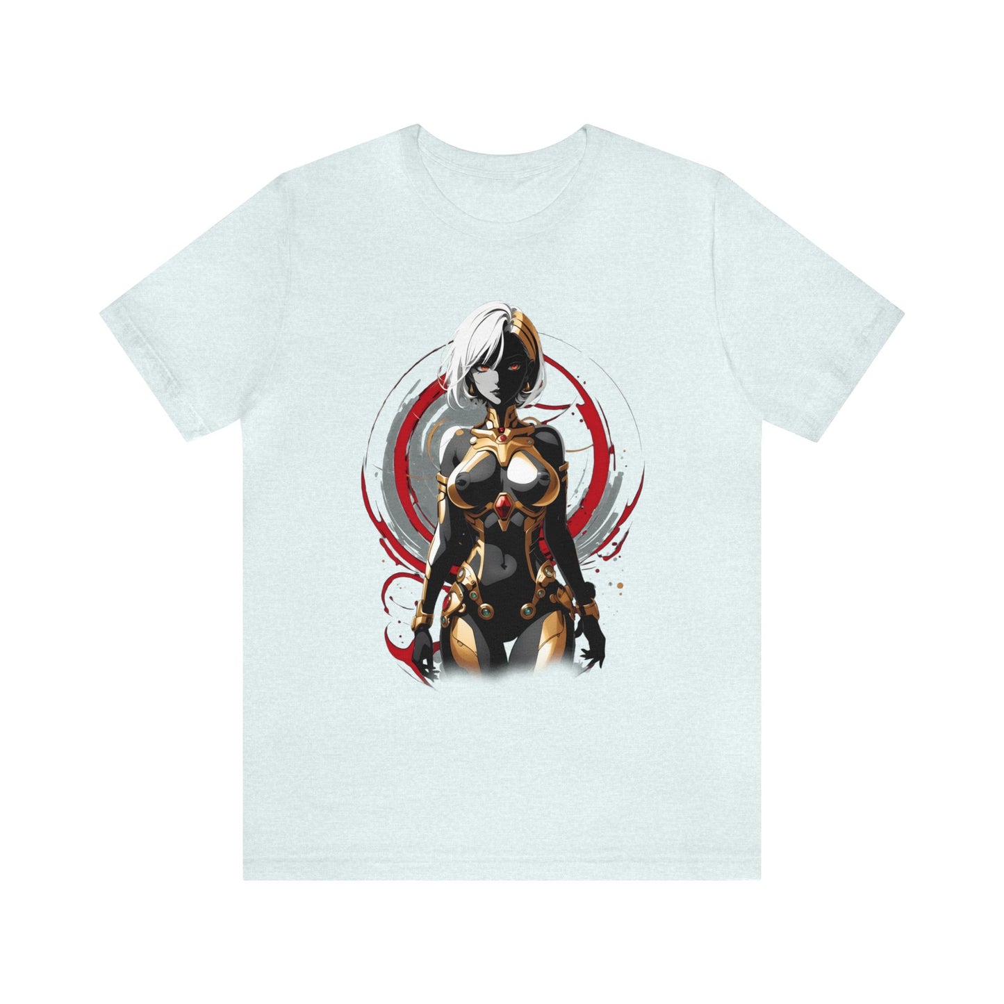 Kǎtōng Piàn - Mecha Girl Collection - Layla - Unisex Jersey Short Sleeve Tee Printify