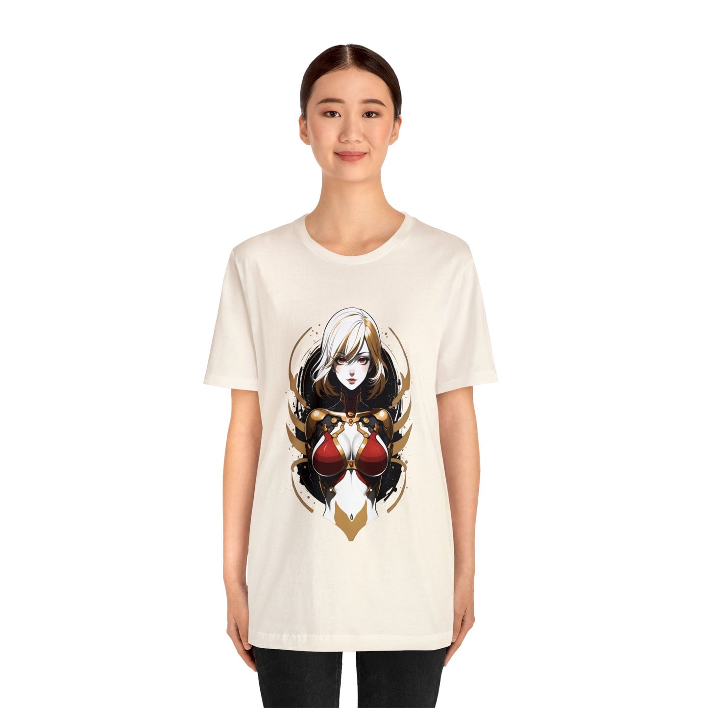 Kǎtōng Piàn - Mecha Girl Collection - Chloé - Unisex Jersey Short Sleeve Tee Printify