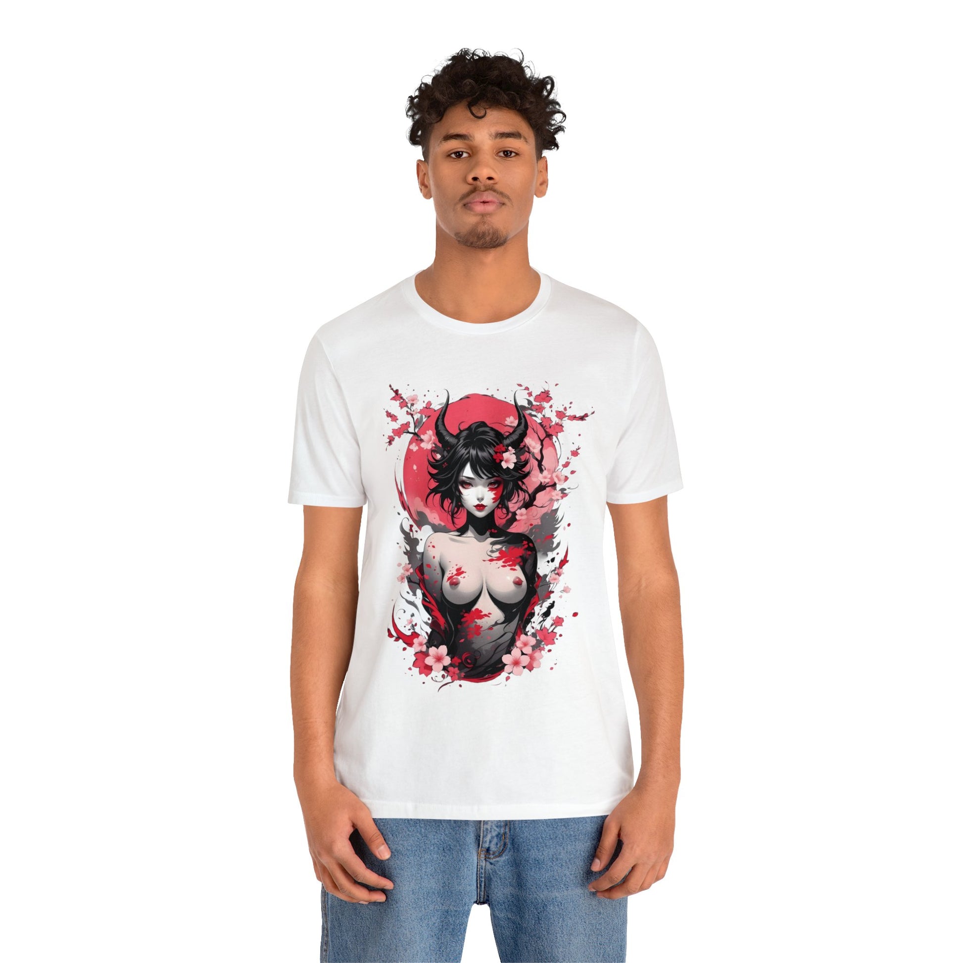Kǎtōng Piàn - Oni Collection - Jorogumo - Unisex Jersey Short Sleeve Tee Printify
