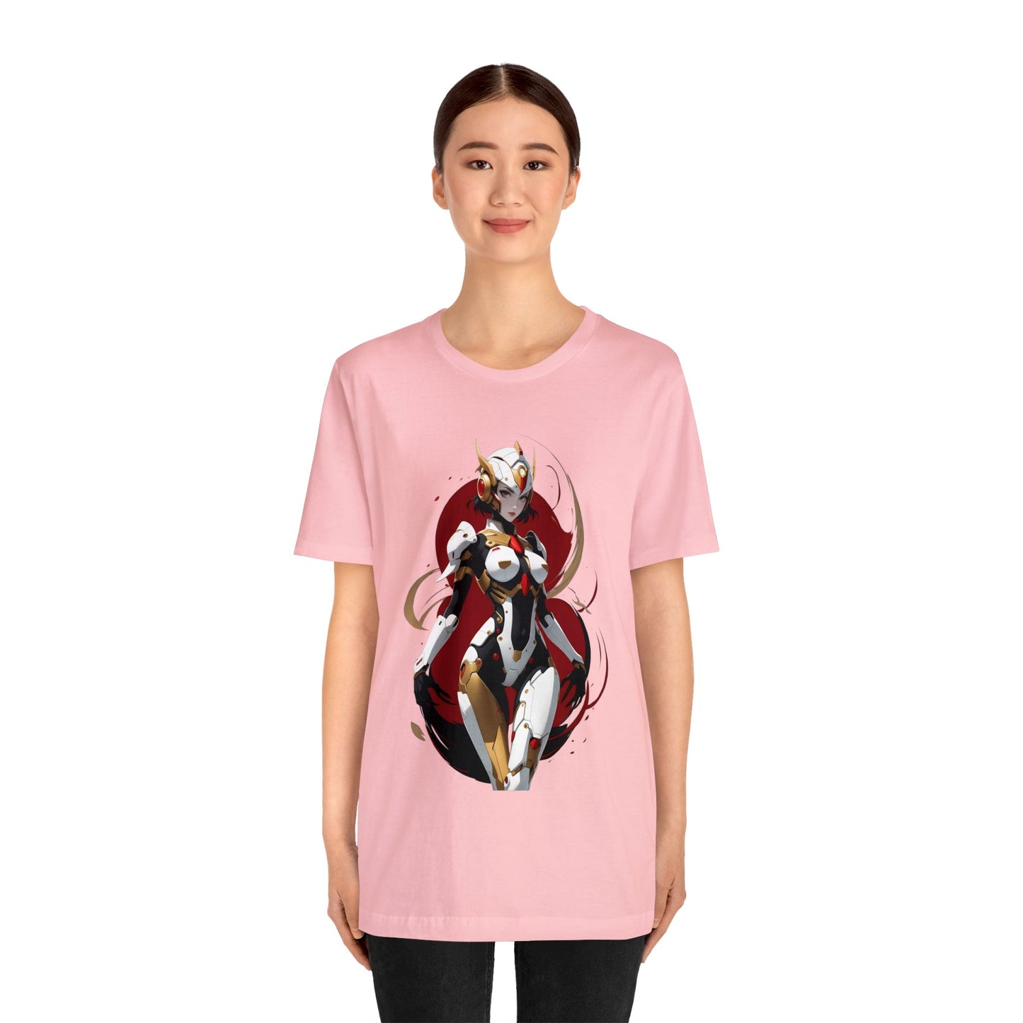 Kǎtōng Piàn - Mecha Girl Collection - Charlotte - Unisex Jersey Short Sleeve Tee Printify