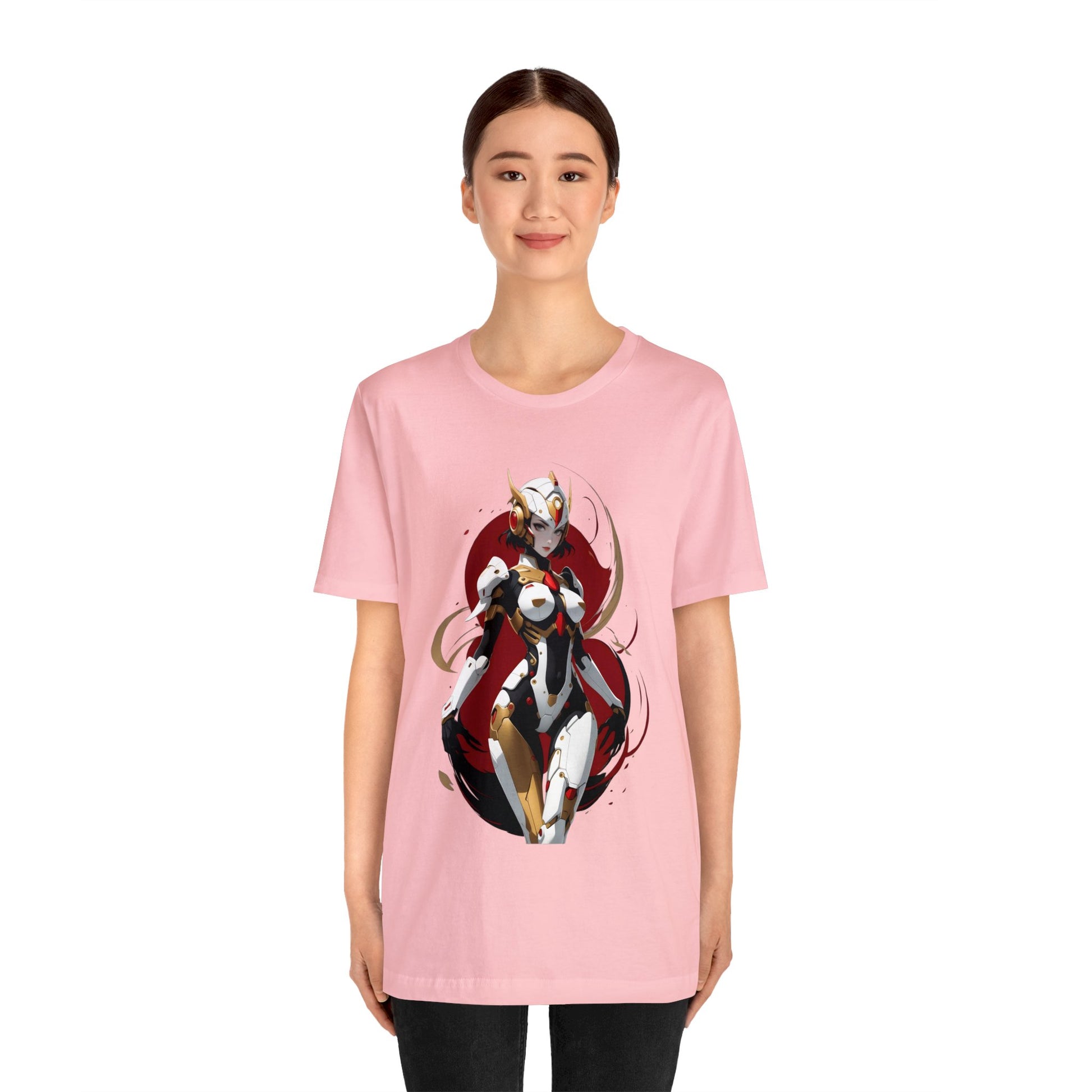Kǎtōng Piàn - Mecha Girl Collection - Charlotte - Unisex Jersey Short Sleeve Tee Printify