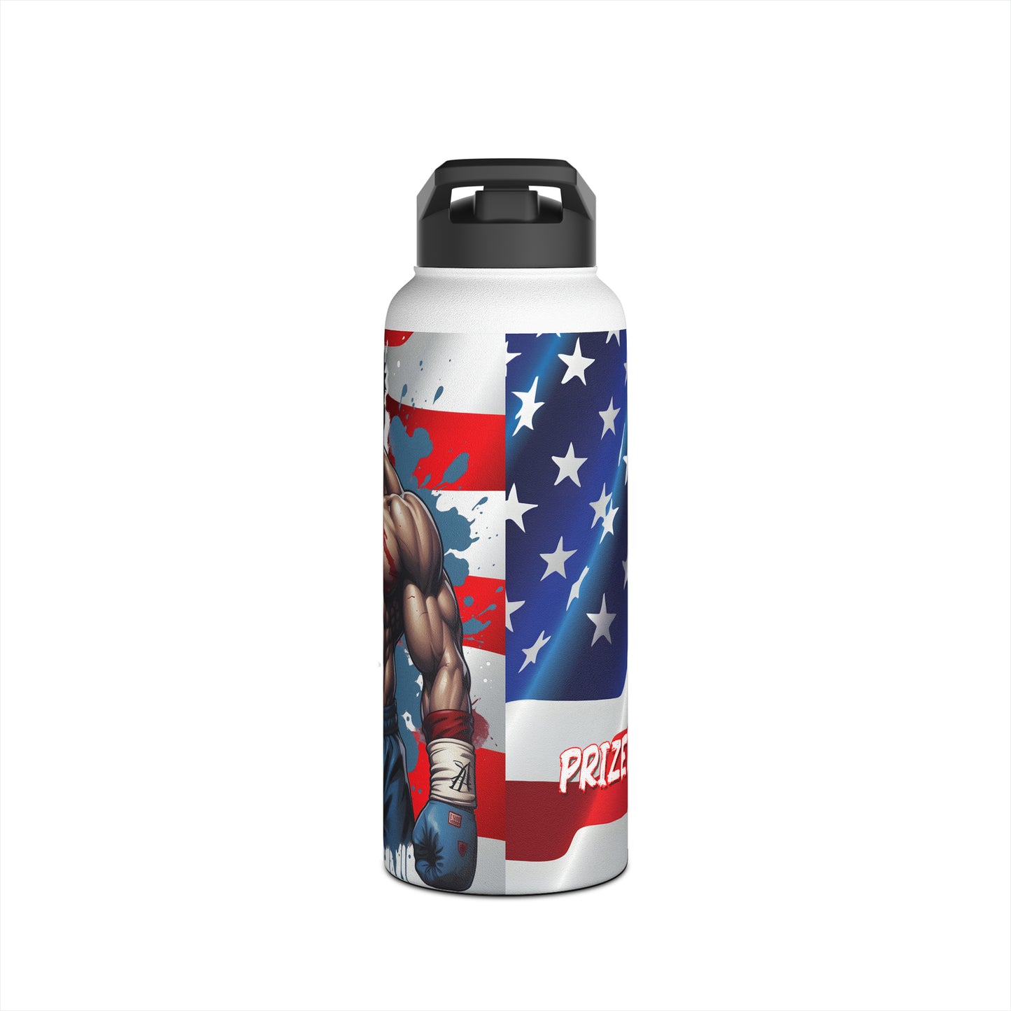 Kǎtōng Piàn - Prized Fighter Collection - America - 007 - Stainless Steel Water Bottle, Standard Lid - Verdine Daniels