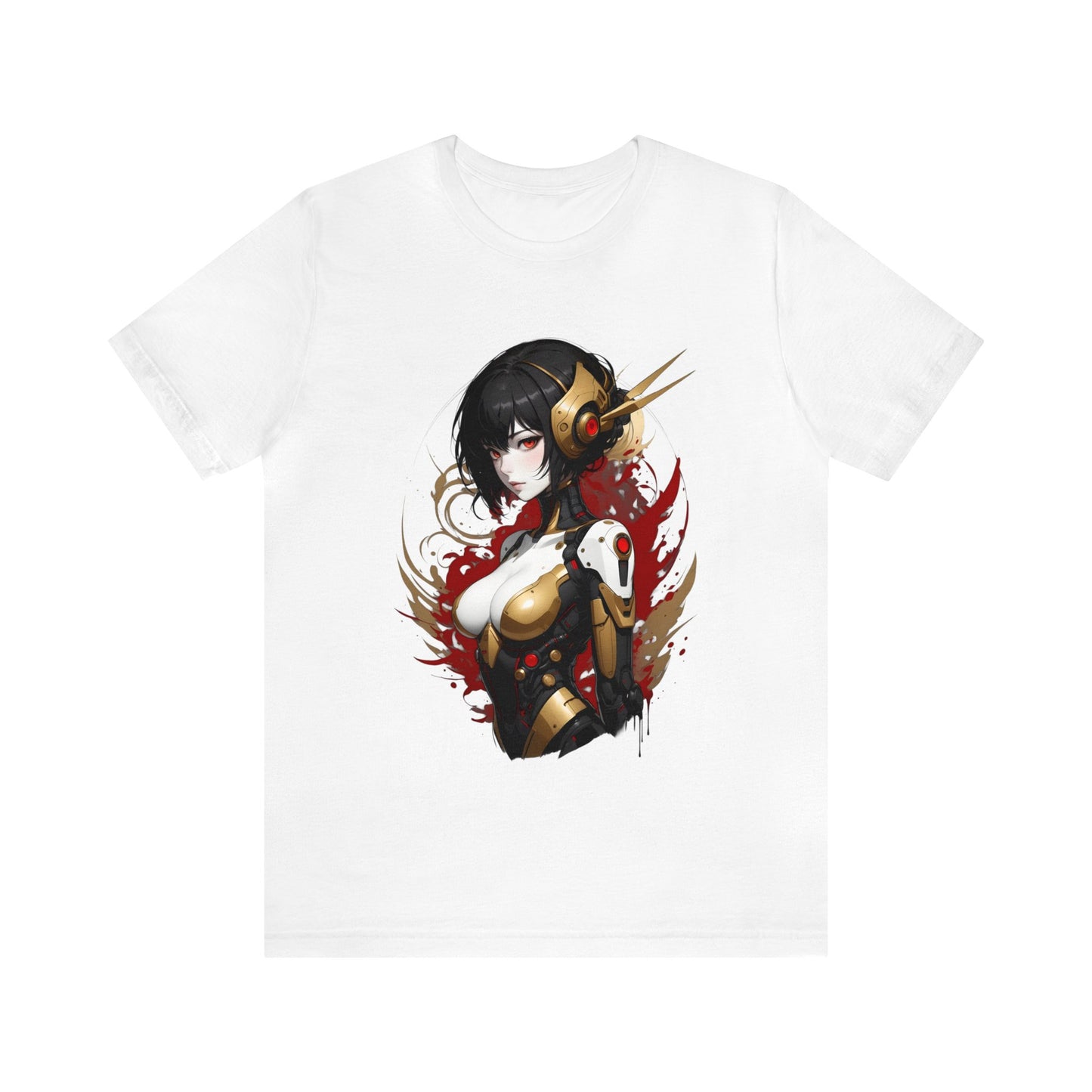 Kǎtōng Piàn - Mecha Girl Collection - Natalie - Unisex Jersey Short Sleeve Tee Printify