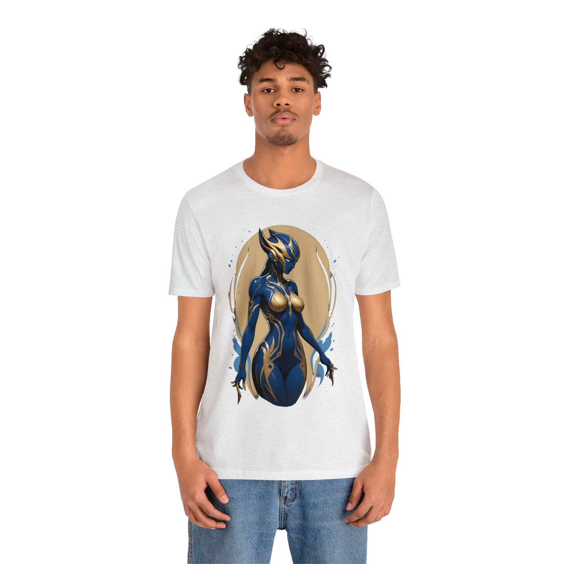Kǎtōng Piàn - The Lotus Collection - Guinevere - Unisex Jersey Short Sleeve Tee Printify