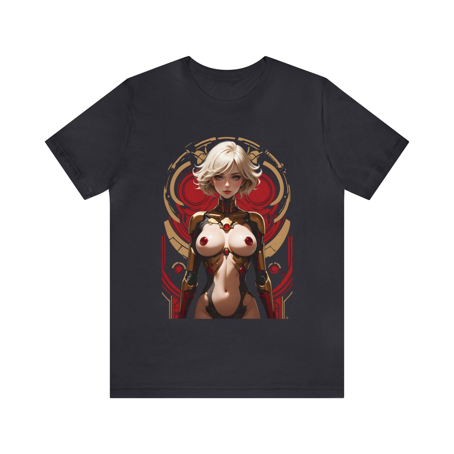 Kǎtōng Piàn - Mecha Girl Collection - Chloe - Unisex Jersey Short Sleeve Tee Printify