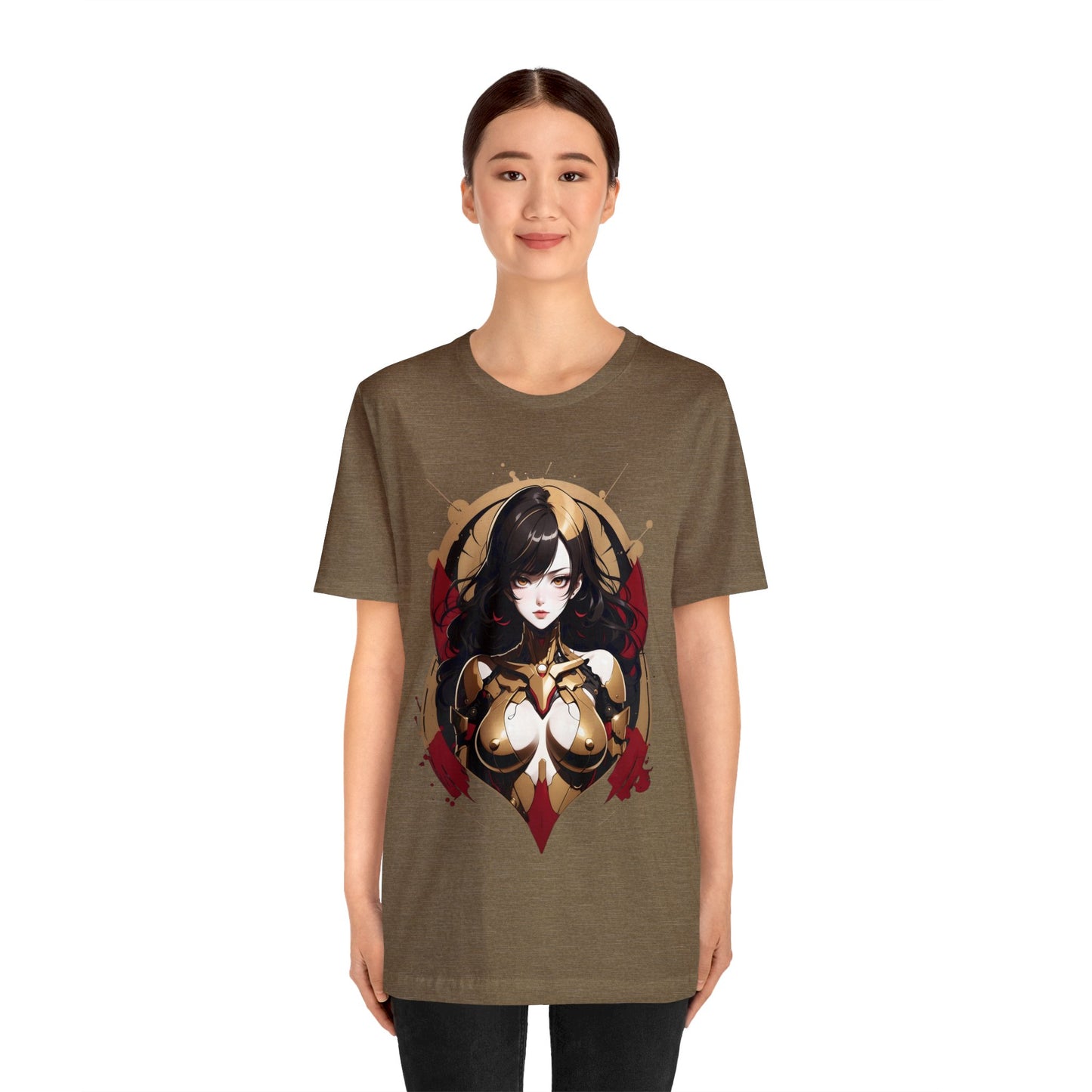 Kǎtōng Piàn - Mecha Girl Collection - Naomi - Unisex Jersey Short Sleeve Tee Printify
